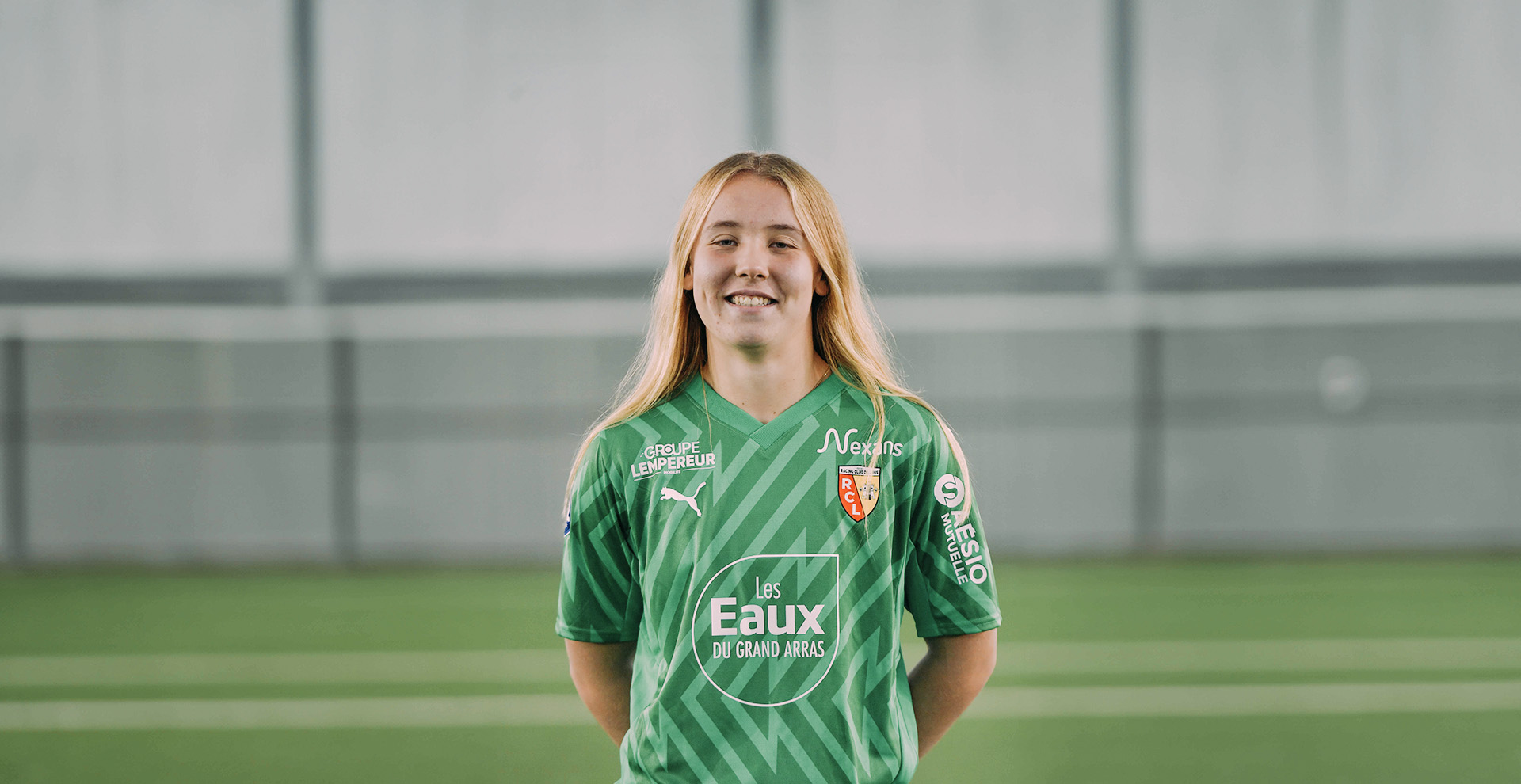 Ambre Bouchard à l Euro Féminin U17 RC Lens