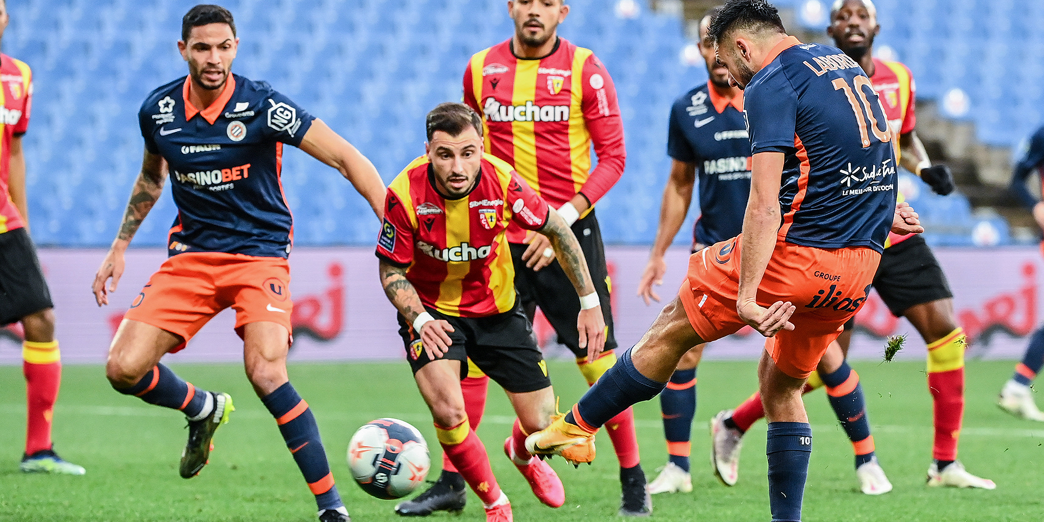 Montpellier Hérault SC-RC Lens à la loupe