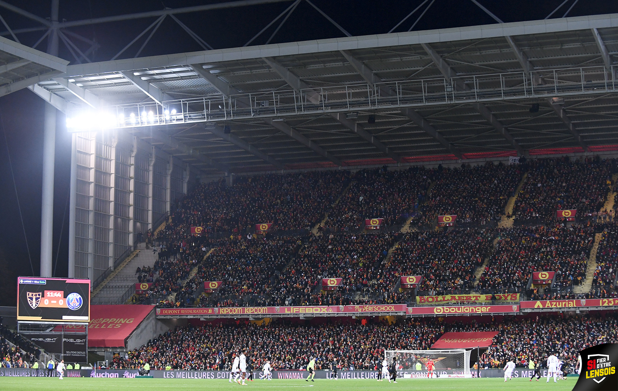 RC LENS LIGUE 1 2021-2022 LE STADE BOLLAERT-DELELIS A HUIS-CLOS