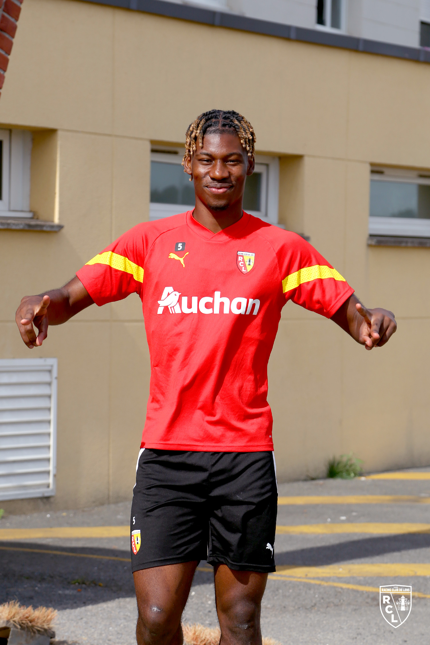 Entraînement RC Lens : Christopher Wooh