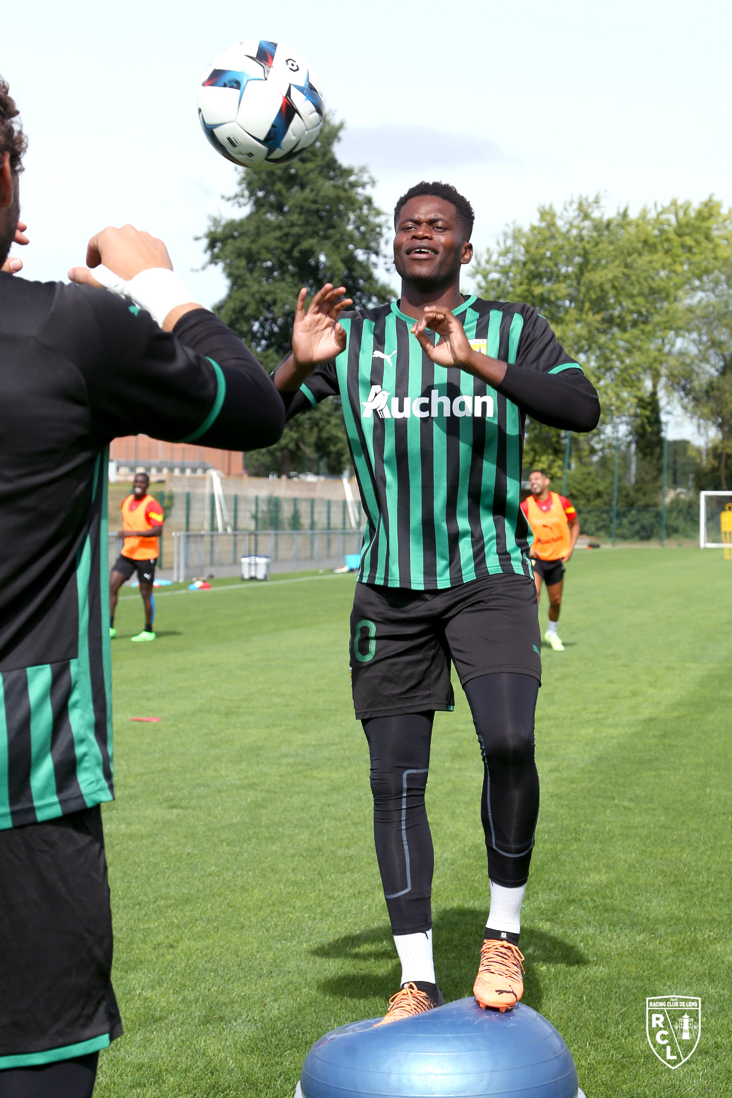 Entraînement RC Lens : Brice Samba