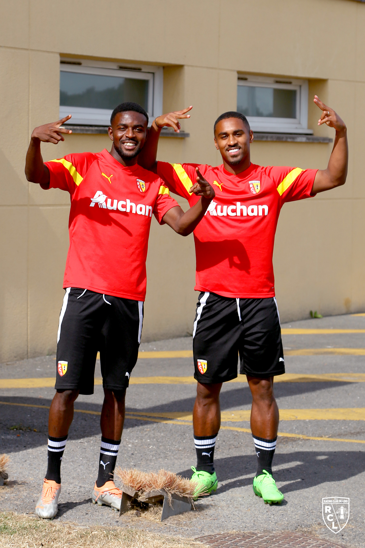 Entraînement RC Lens : Salis Abdul Samed et Wesley Saïd