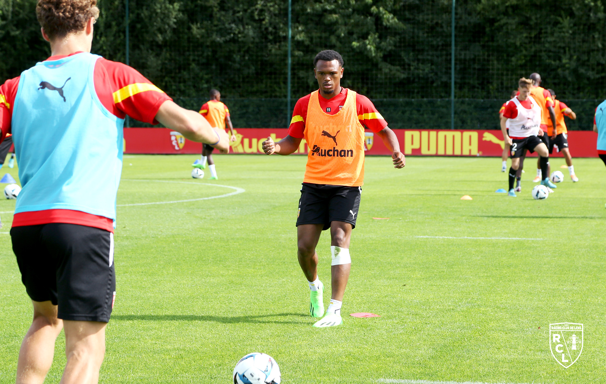 Entraînement RC Lens : Loïs Openda