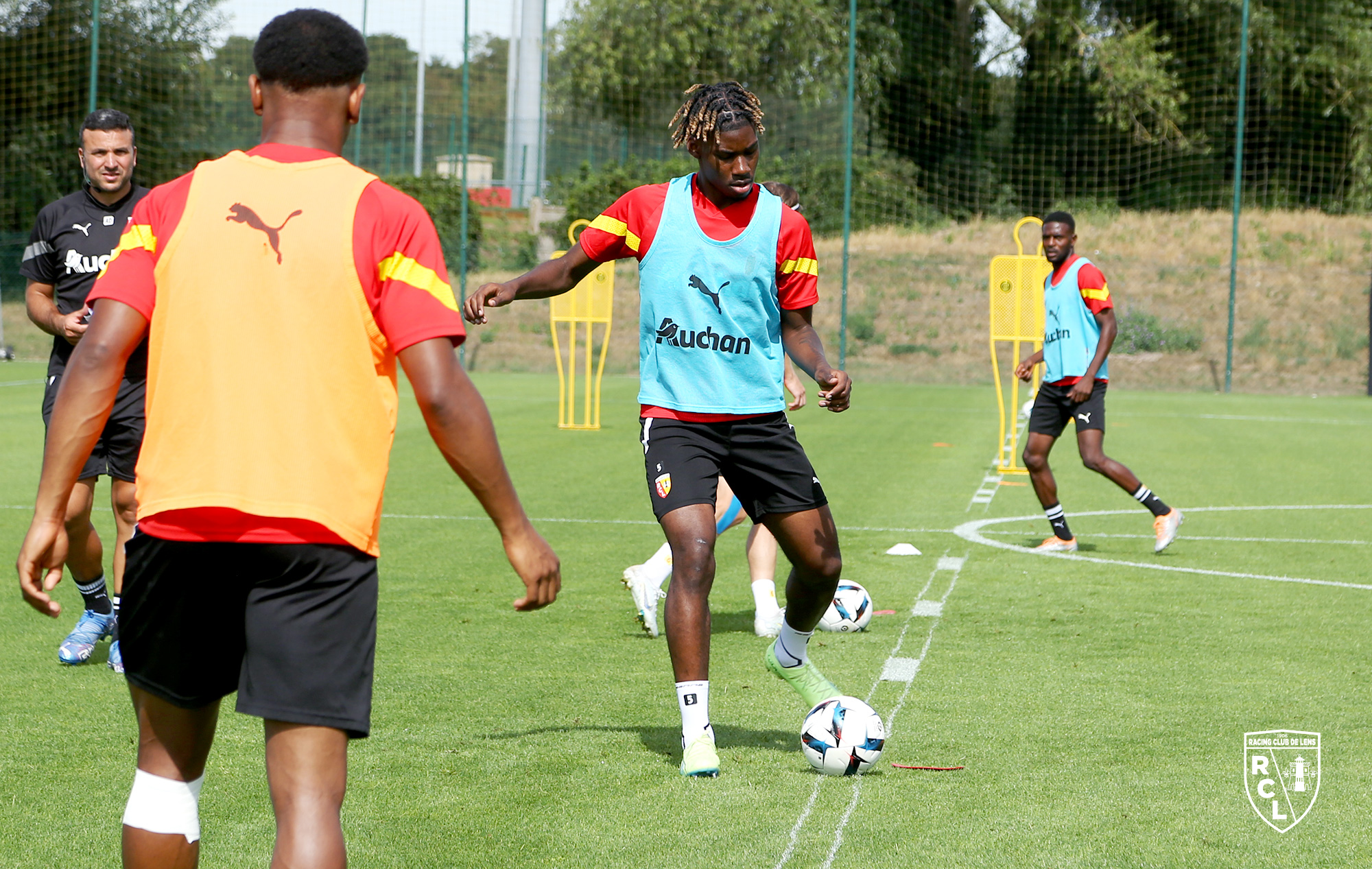 Entraînement RC Lens : Christopher Wooh