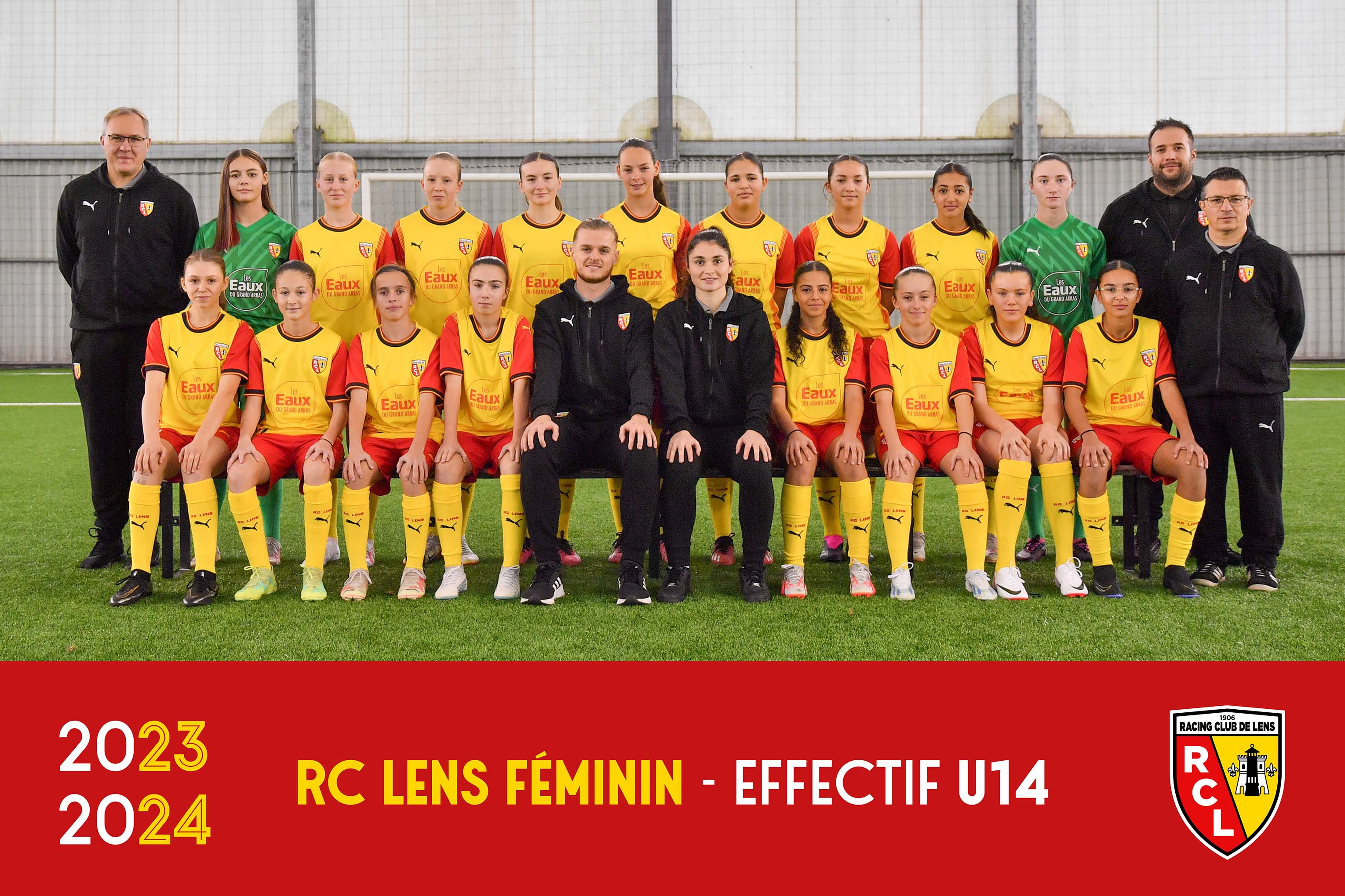Découvrez le groupe U14 du RC Lens Féminin