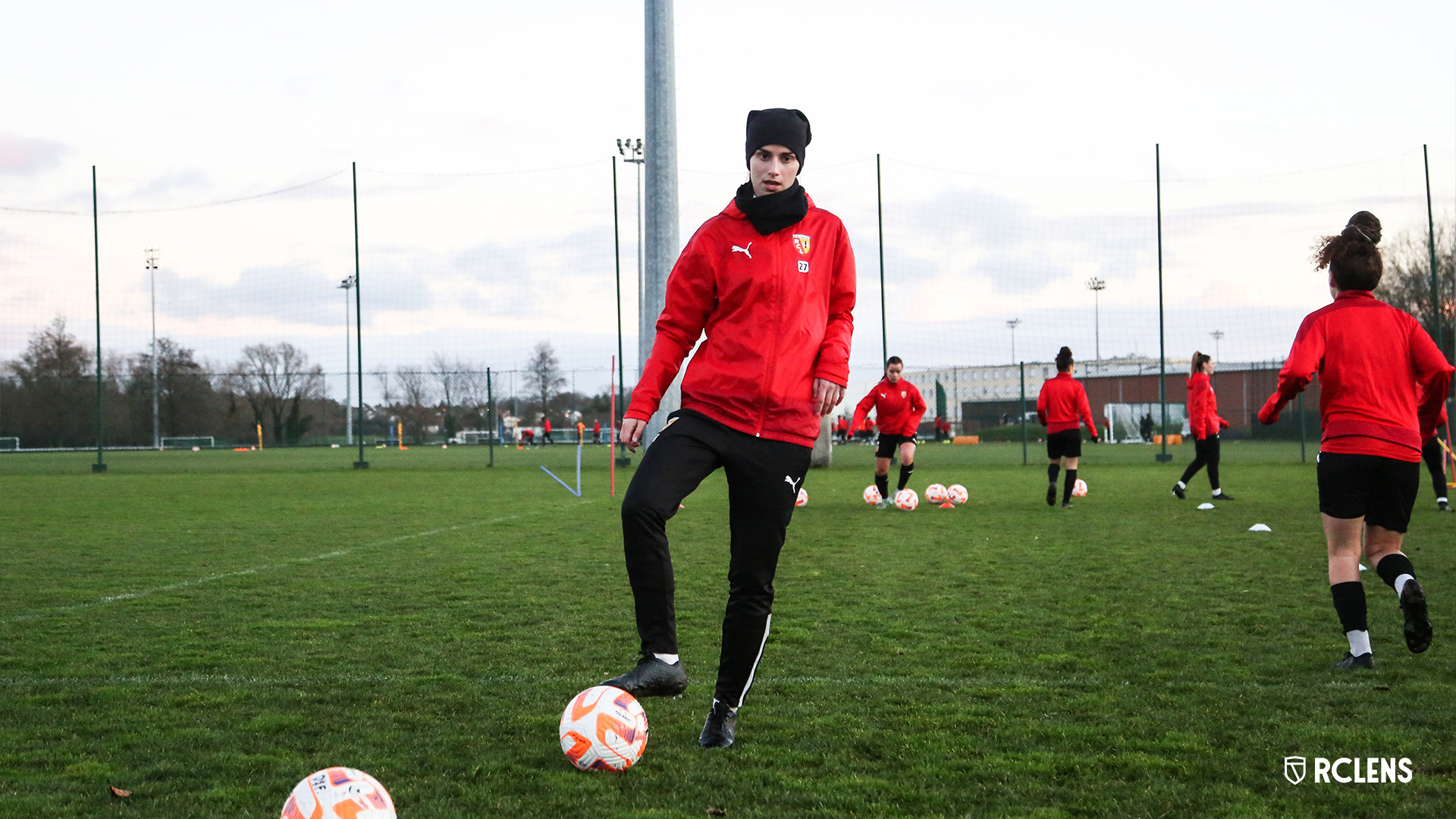 Entraînement du RC Lens Féminin