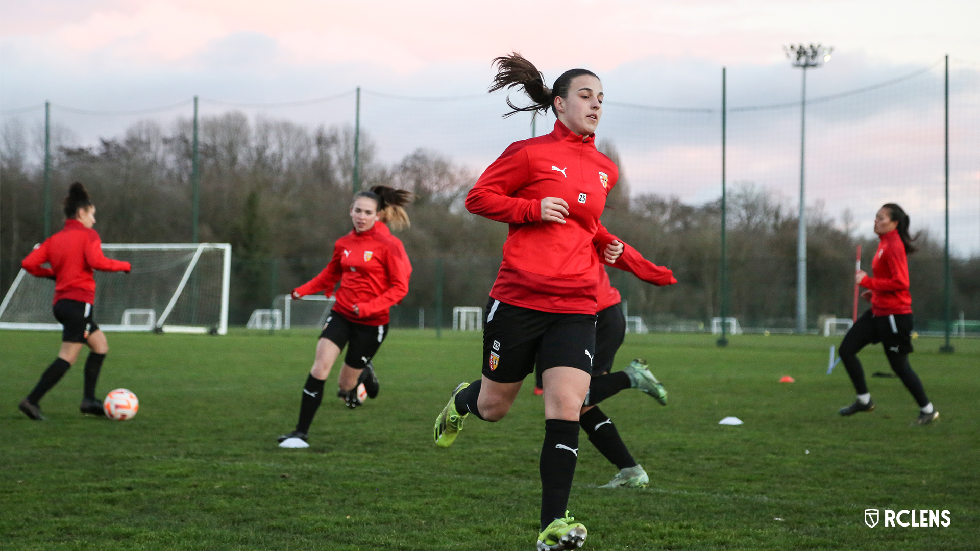 Entraînement du RC Lens Féminin