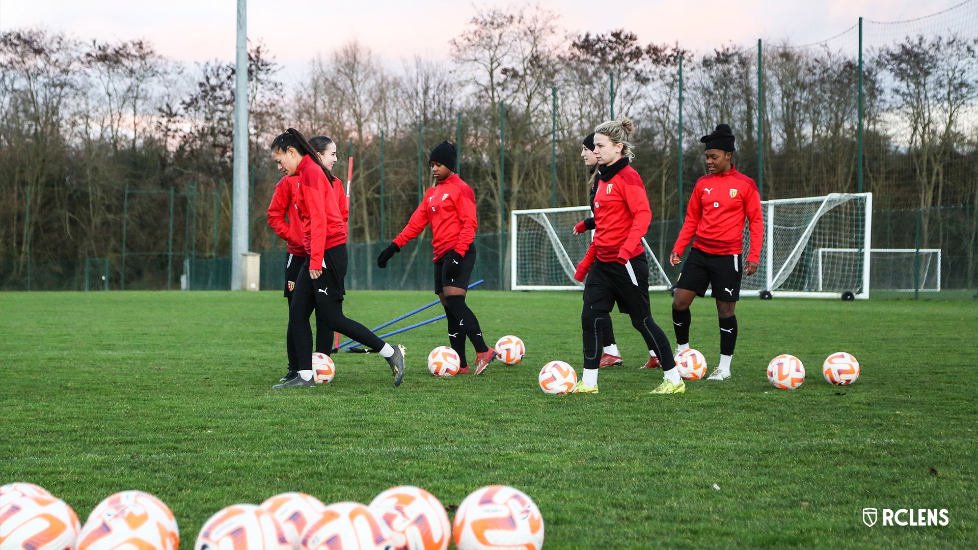 Entraînement du RC Lens Féminin