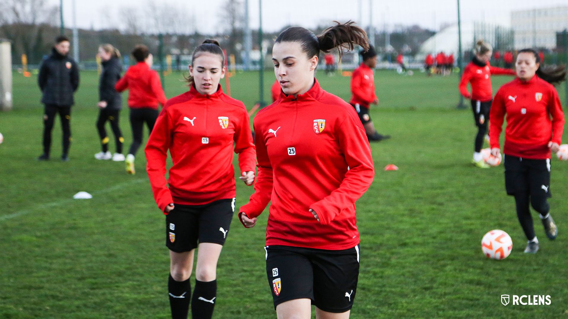 Entraînement du RC Lens Féminin