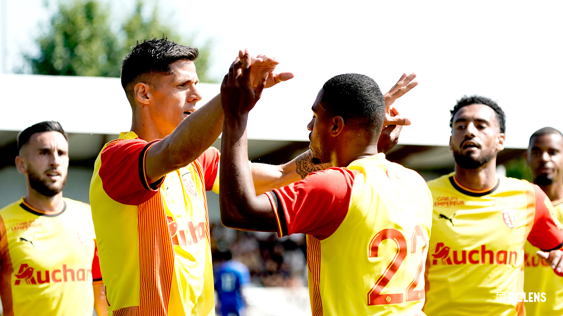 RC Lens 4-4 USL Dunkerque Florian Sotoca