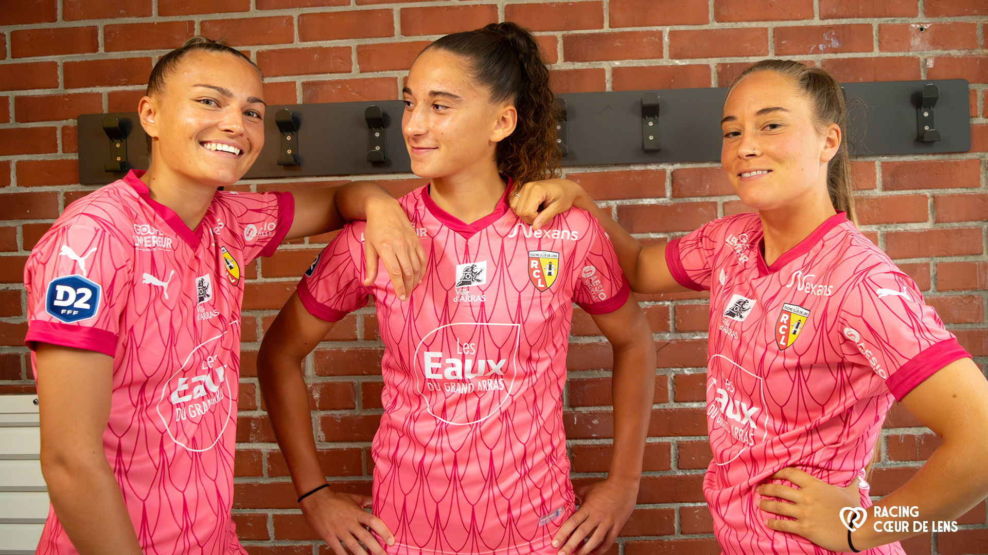 Maillot Octobre Rose Racing Cœur de Lens RC Lens féminin