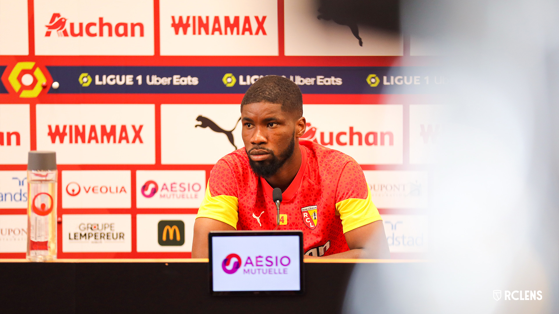 Avant RC Lens-AS Monaco : Kevin Danso