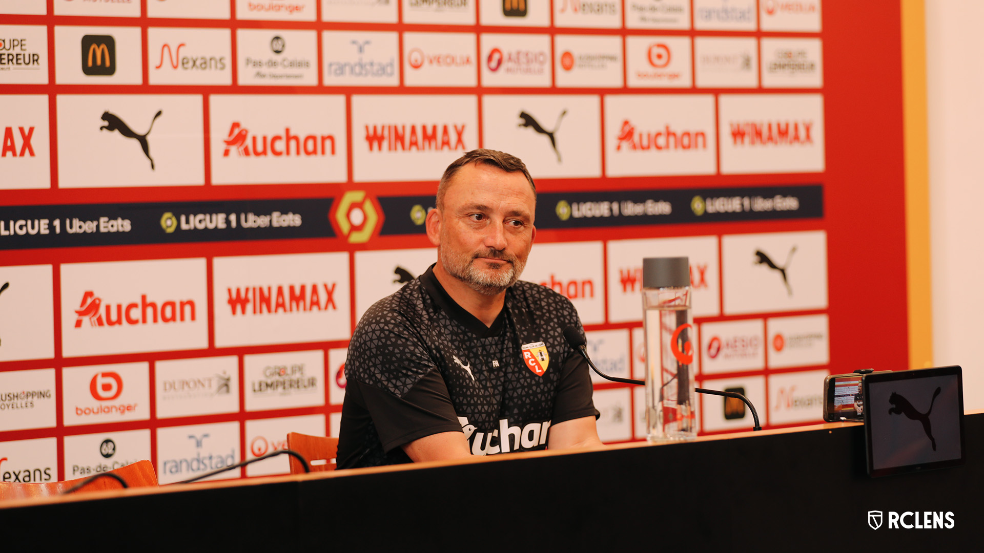 Conférence de presse avant Lille RC Lens : Franck Haise