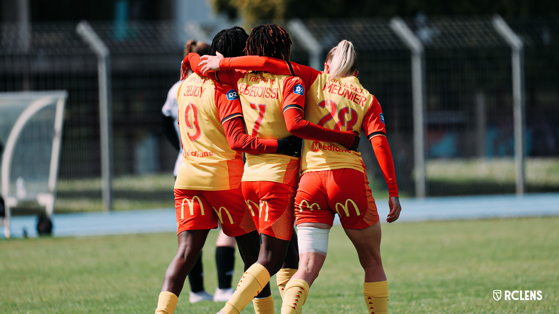 RC Lens Féminin - Le Mans FC : Aude Gbedjissi, Jennifer Meunier et Sherly Jeudy