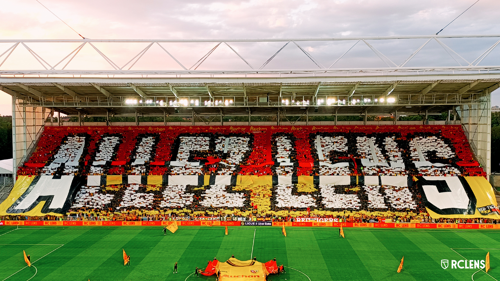 RC Lens stade Bollaert-Delelis tifo