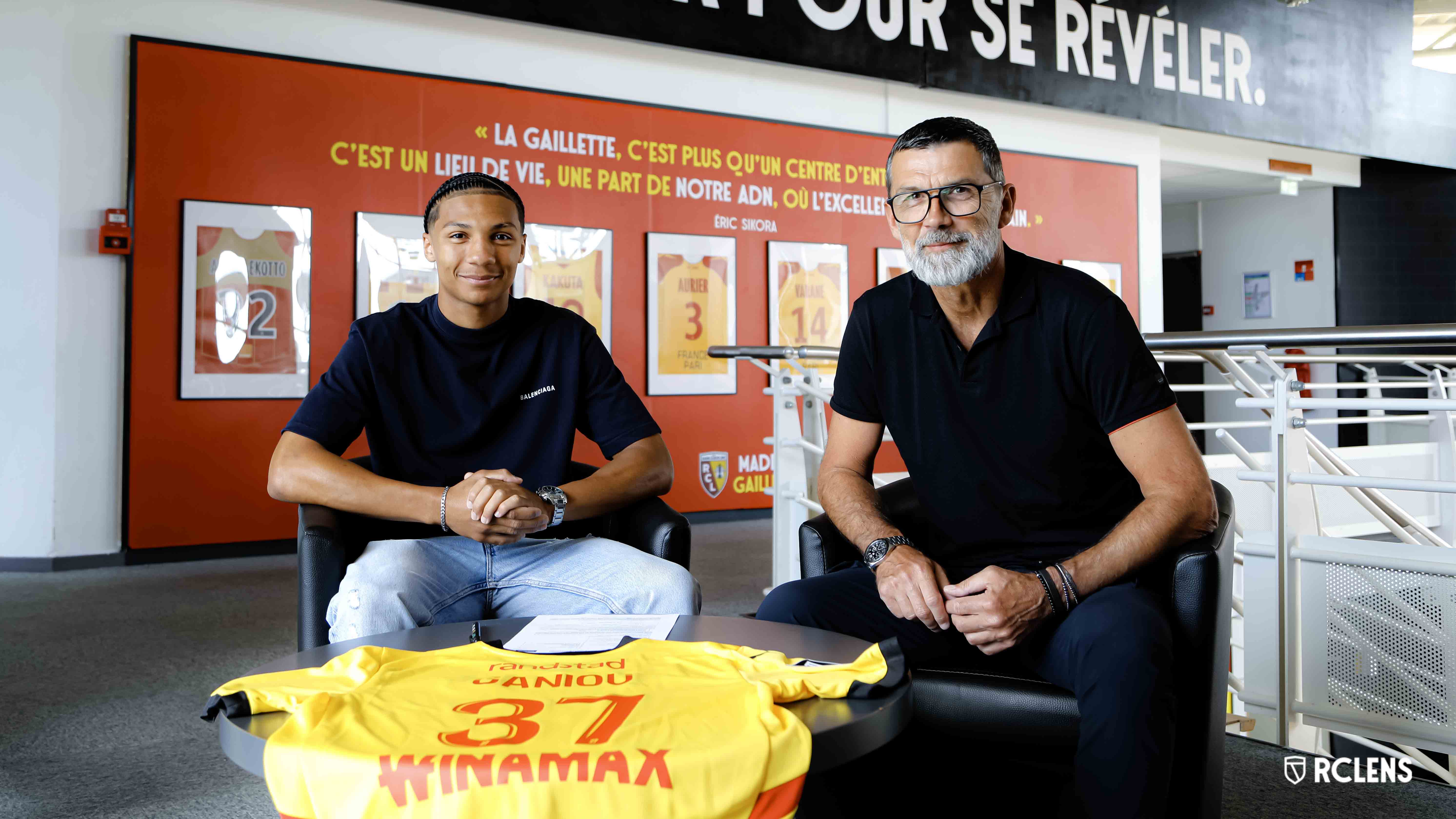 Premier contrat professionnel pour Ismaëlo Ganiou Eric Sikora RC Lens