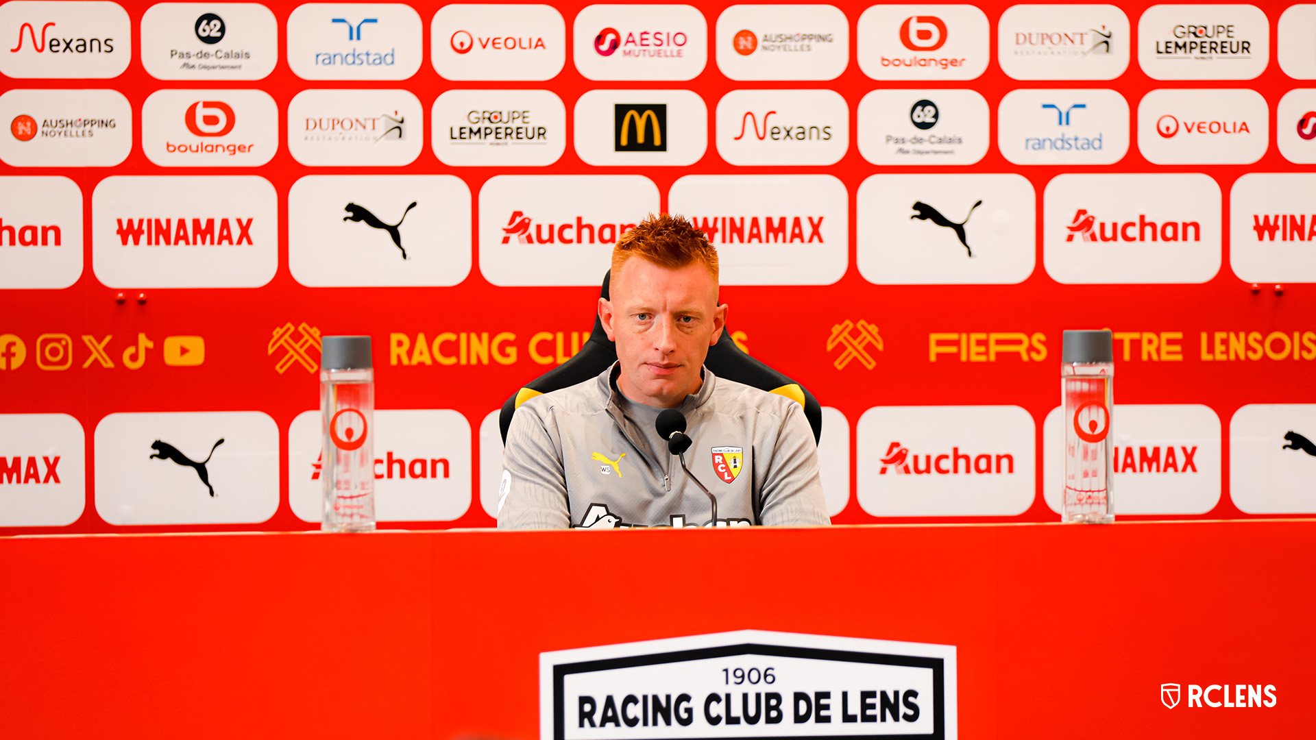 AS Monaco-RC Lens Conférence de presse Will Still