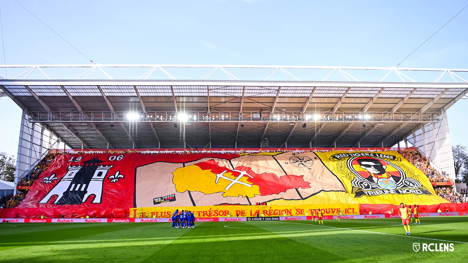 RC Lens-LOSC Lille : tifo 