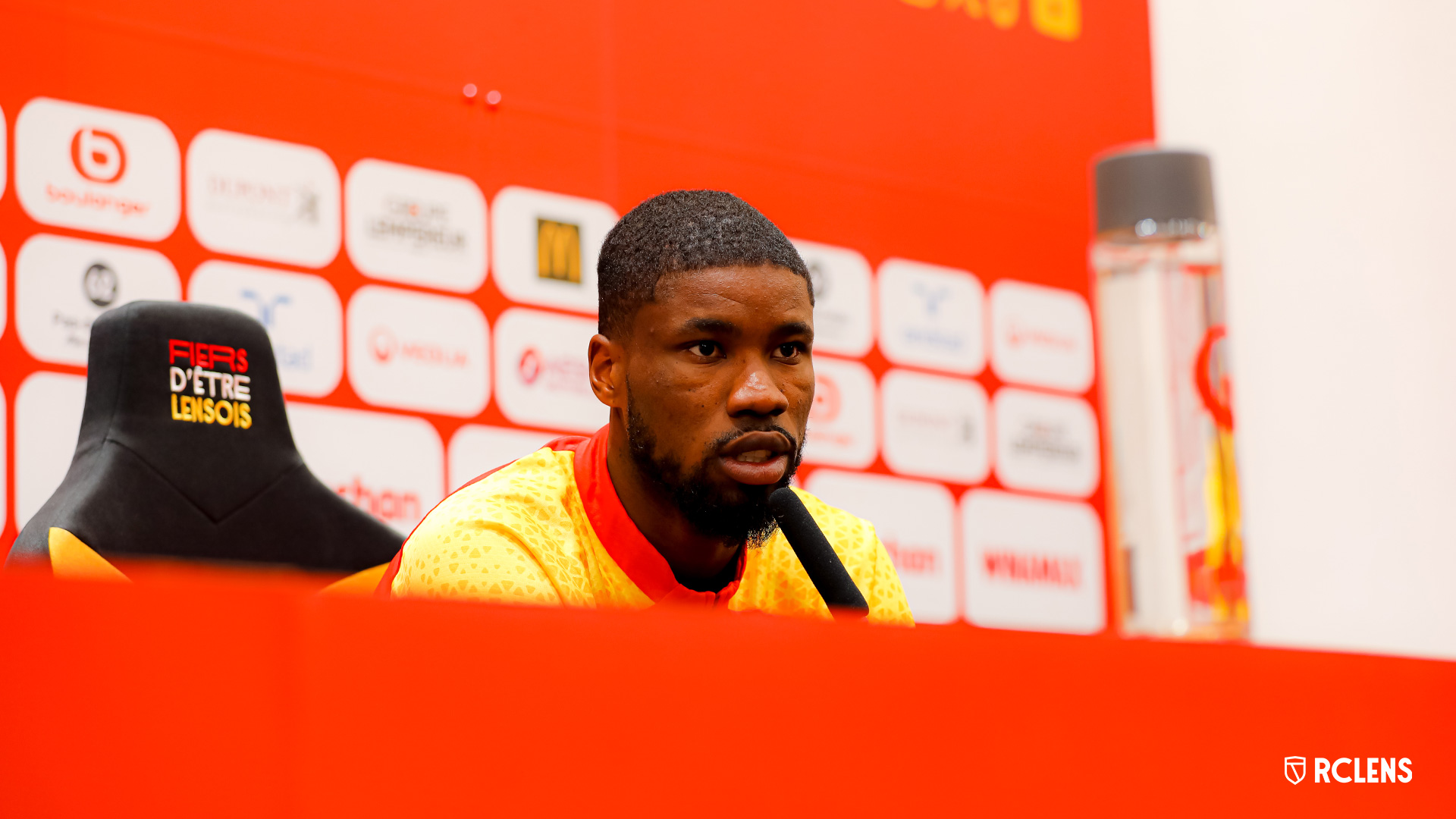 Stade de Reims-RC Lens conférence de presse Kevin Danso