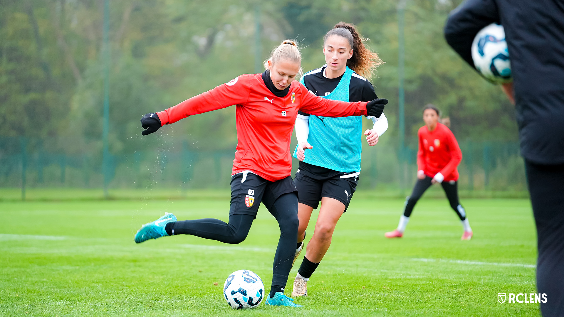 Sarah M'Barek RC Lens Féminin Fany Proniez Romane Lejeune