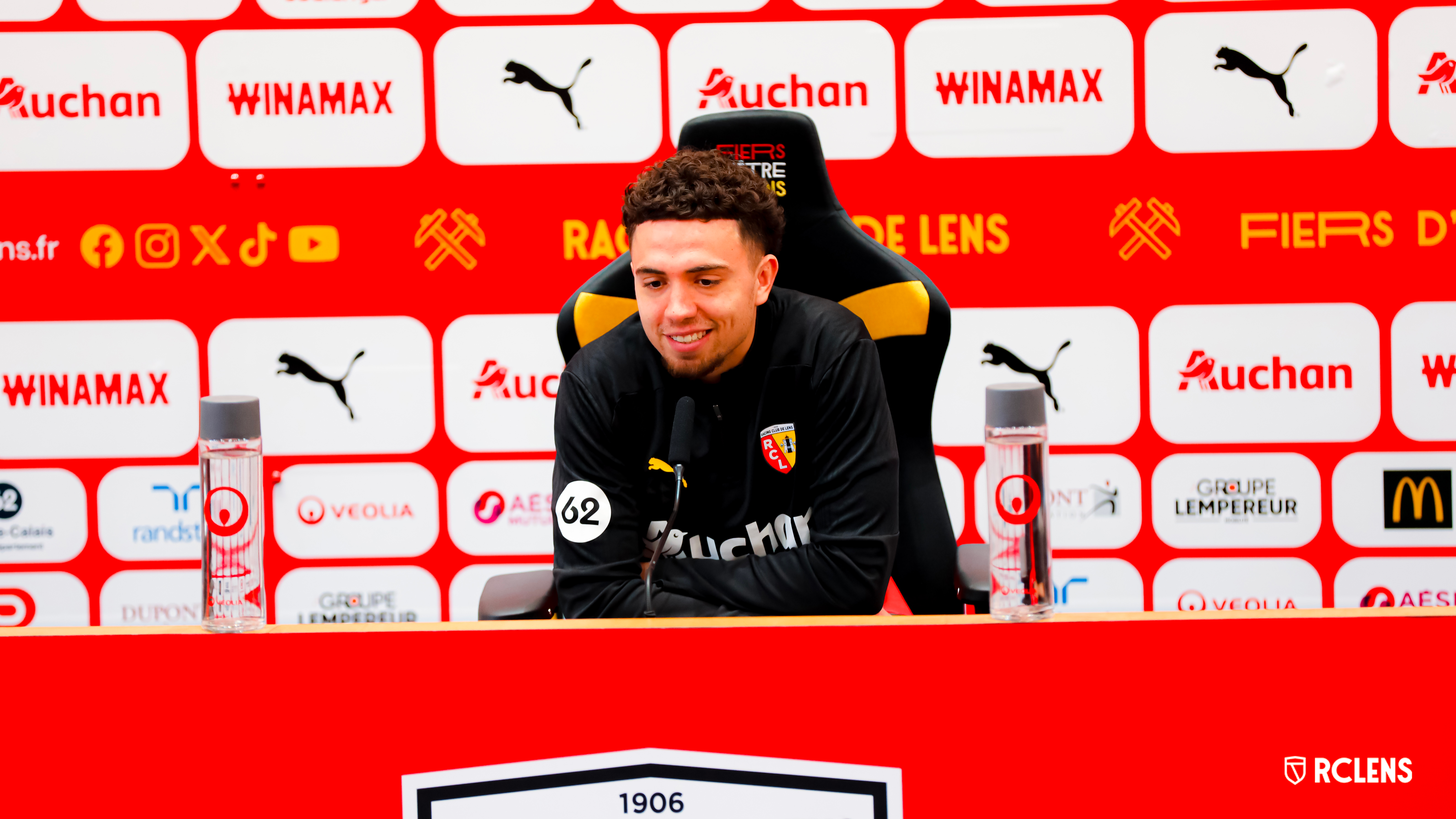 Neil El Aynaoui RC Lens Conférence de presse