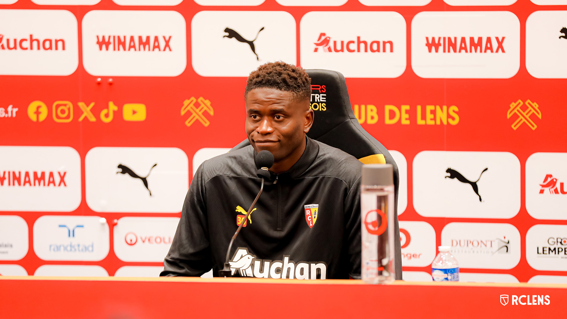 RC Lens-Panathinaïkos conférence de presse : Brice Samba