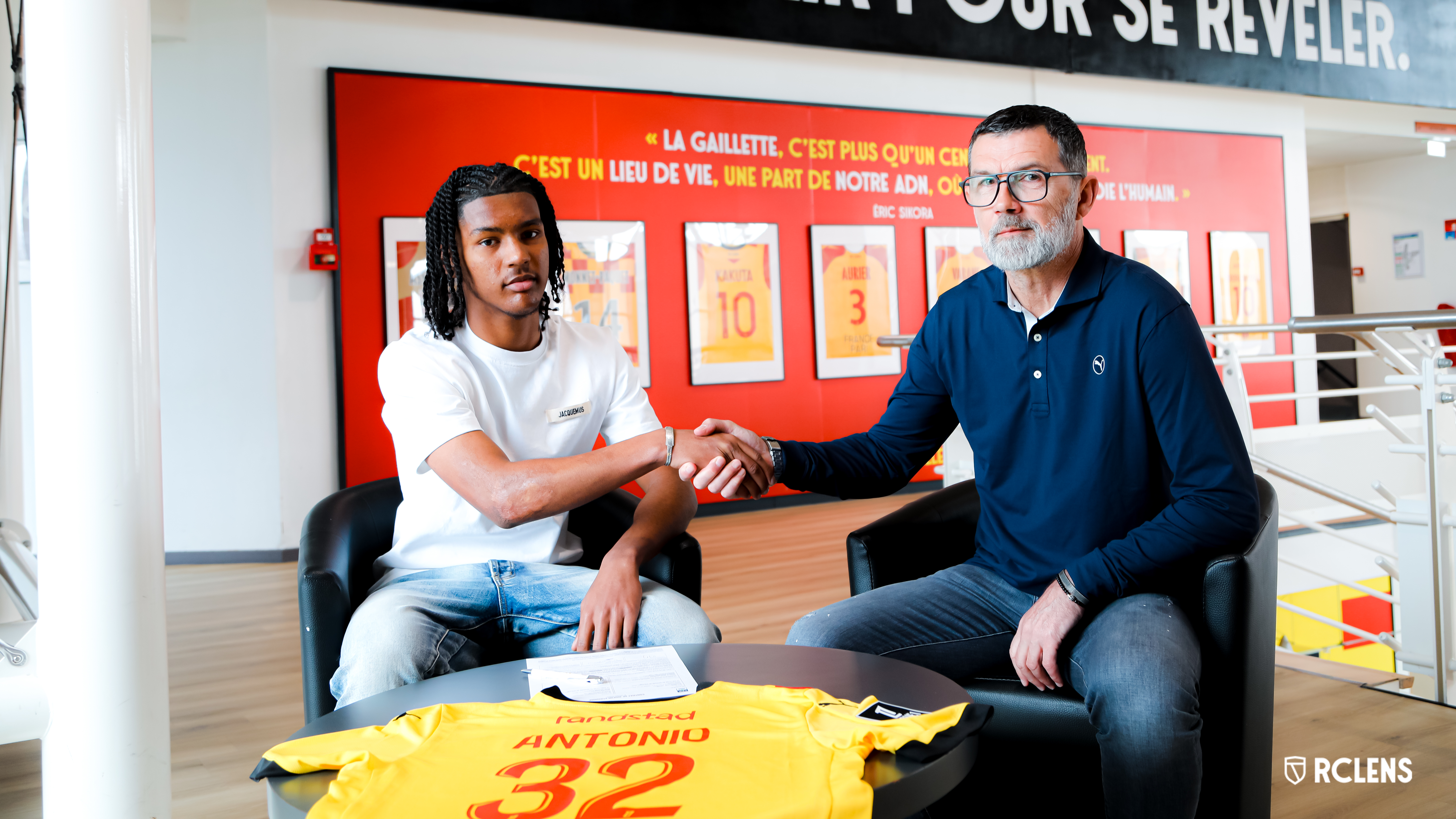 Kyllian Antonio contrat RC Lens Eric Sikora