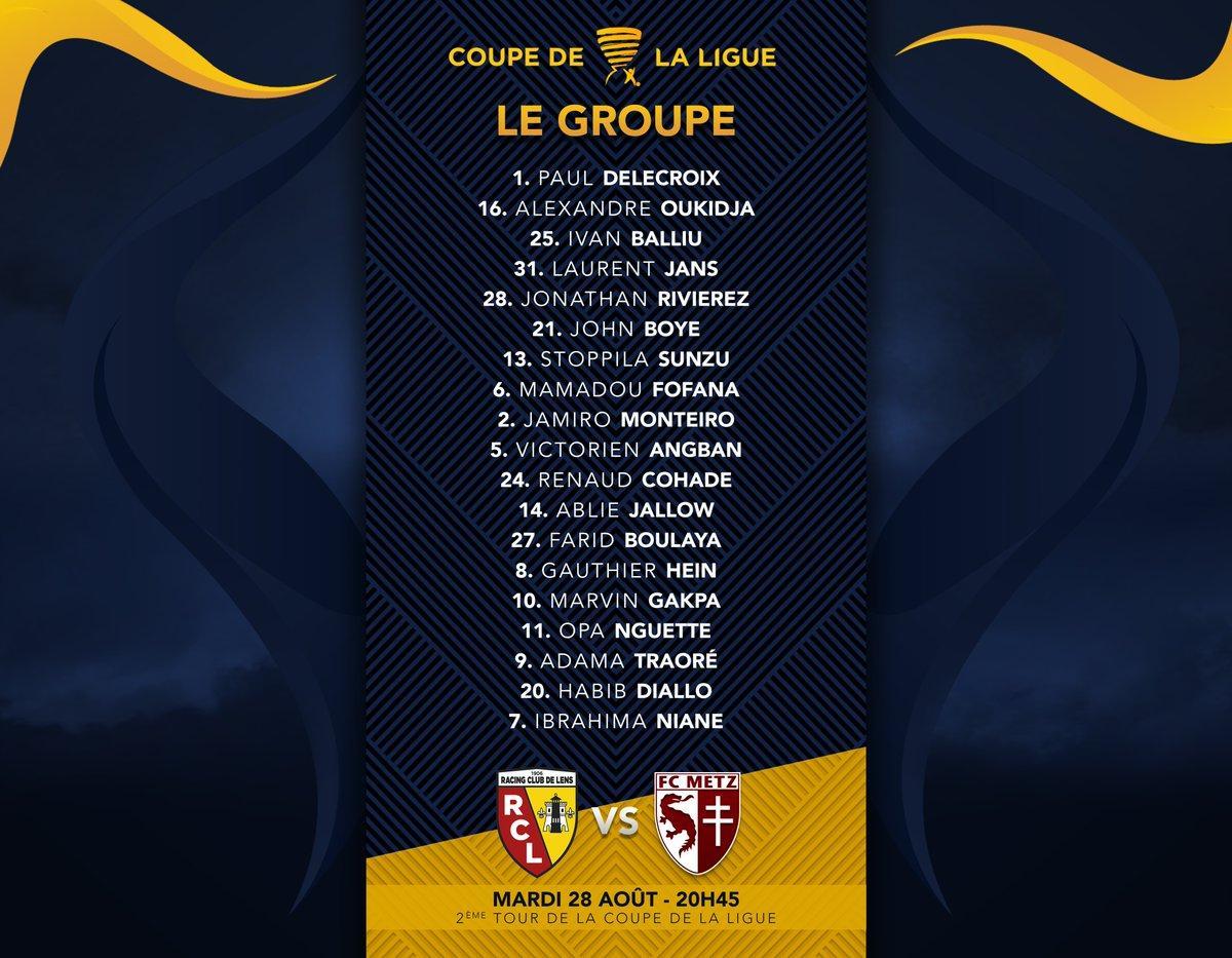 groupe messin lens - metz coupe de la ligue