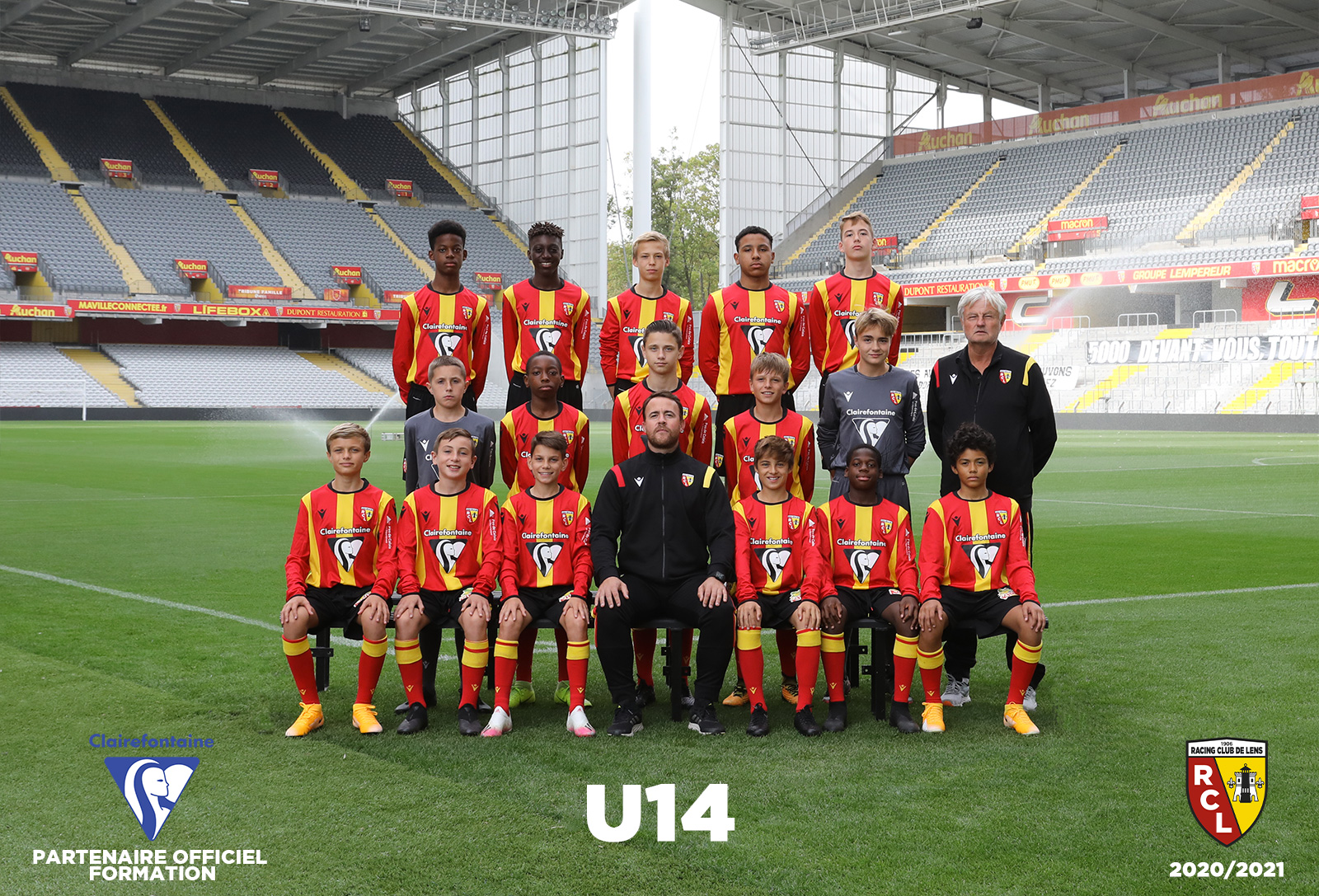 Photo officielle U14 saison 2020/2021