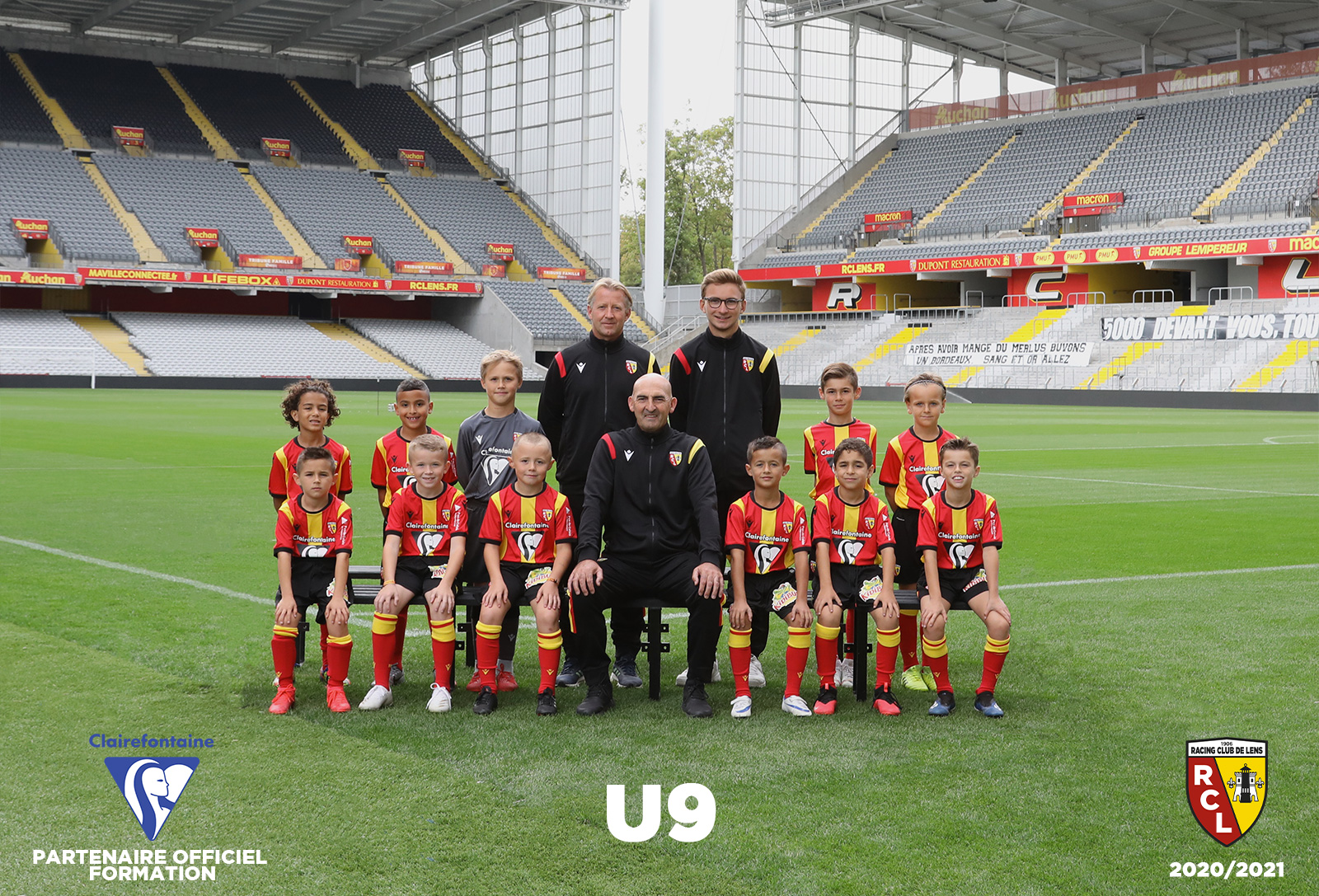 Photo officielle U9 saison 2020/2021