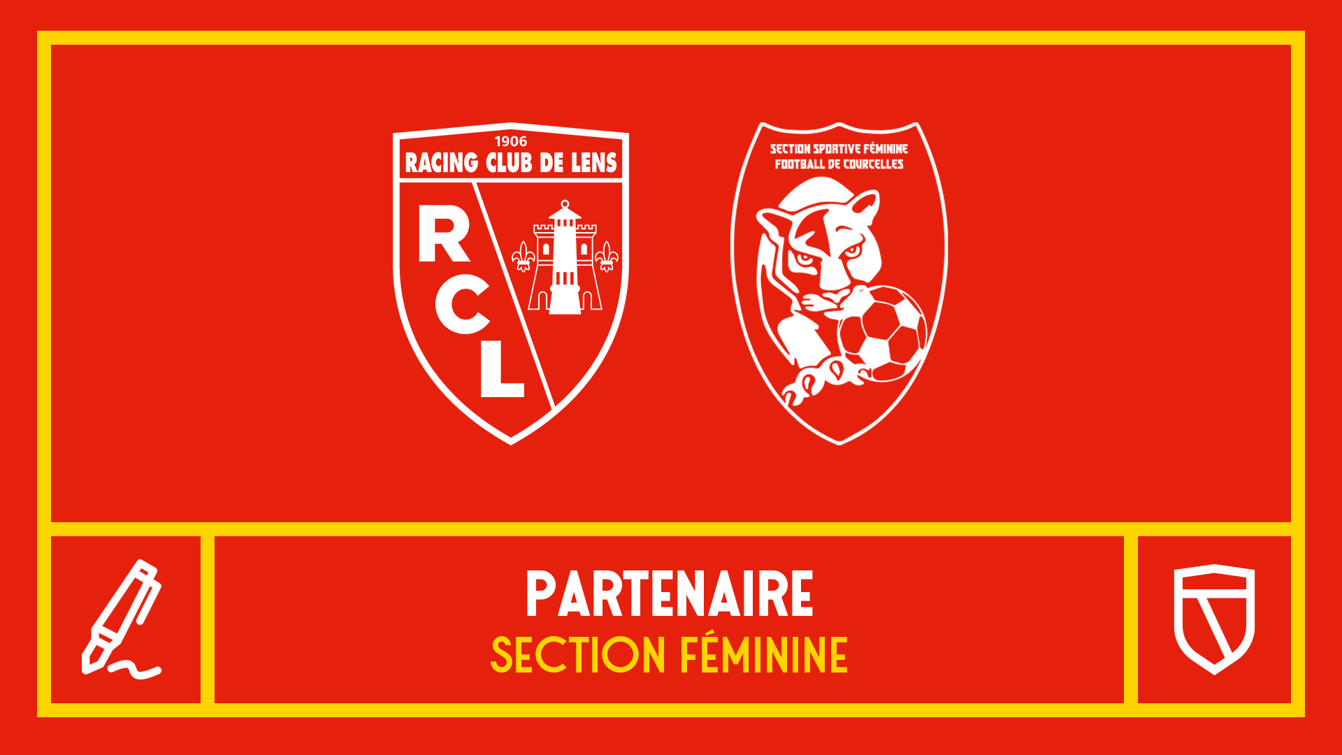 Le RC Lens Féminin, nouveau partenaire de la section sportive de Courcelles-lès-Lens 