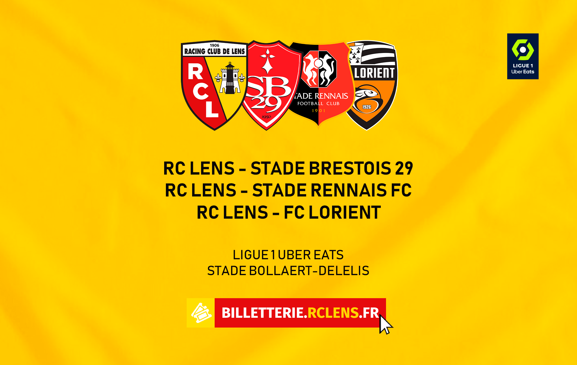 Ouverture des 3 premiers matchs de la saison à Bollaert-Delelis !