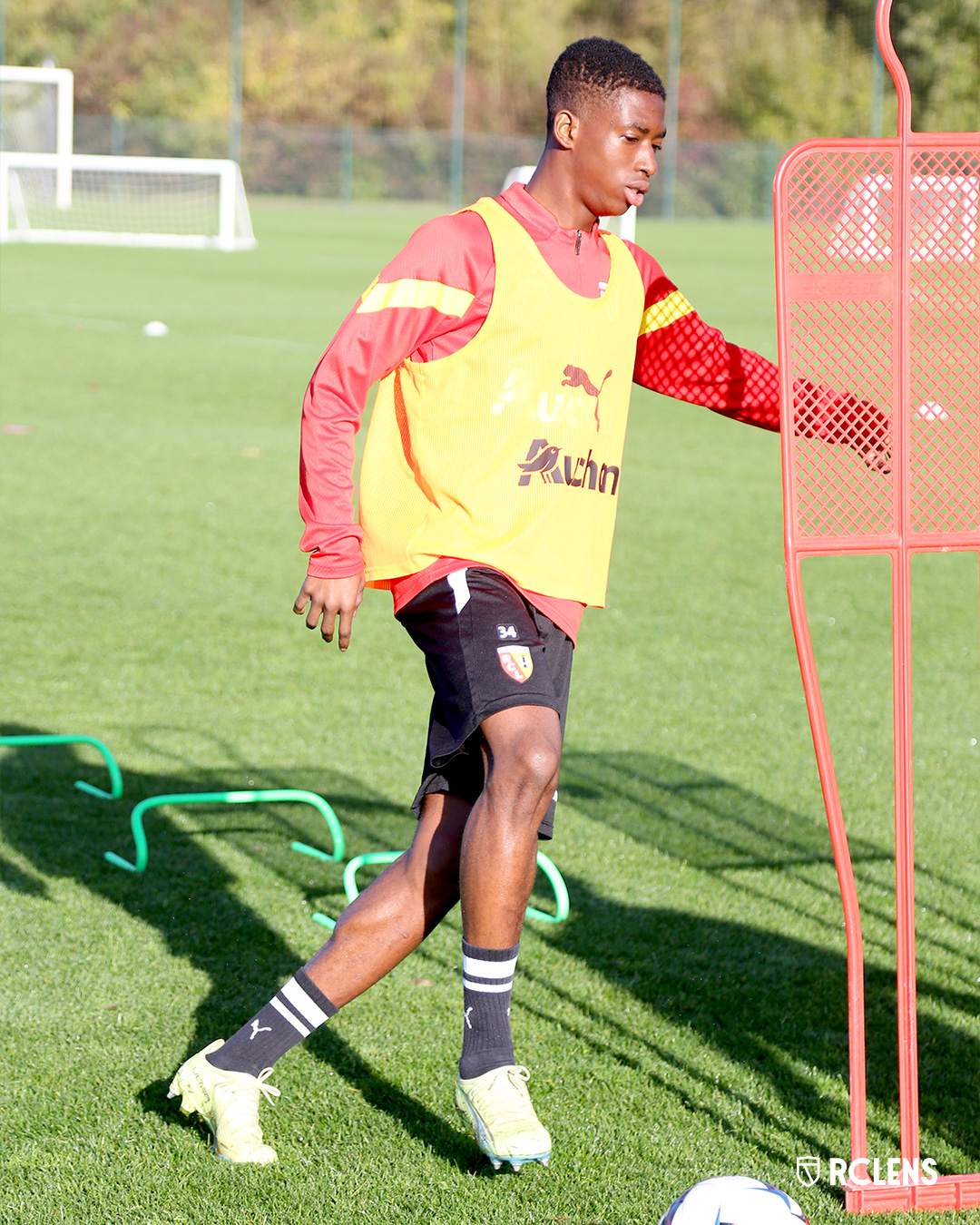 Entraînement RC Lens : Yaya Fofana