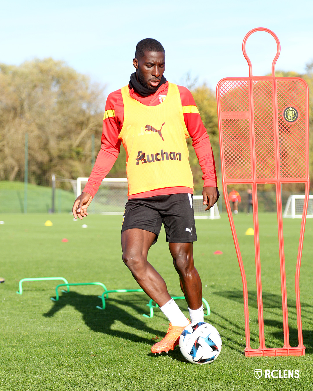 Entraînement RC Lens : Massadio Haïdara