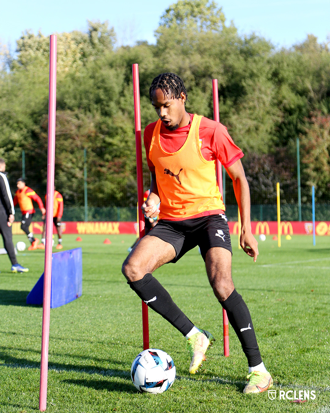 Entraînement RC Lens : Rémy Labeau Lascary