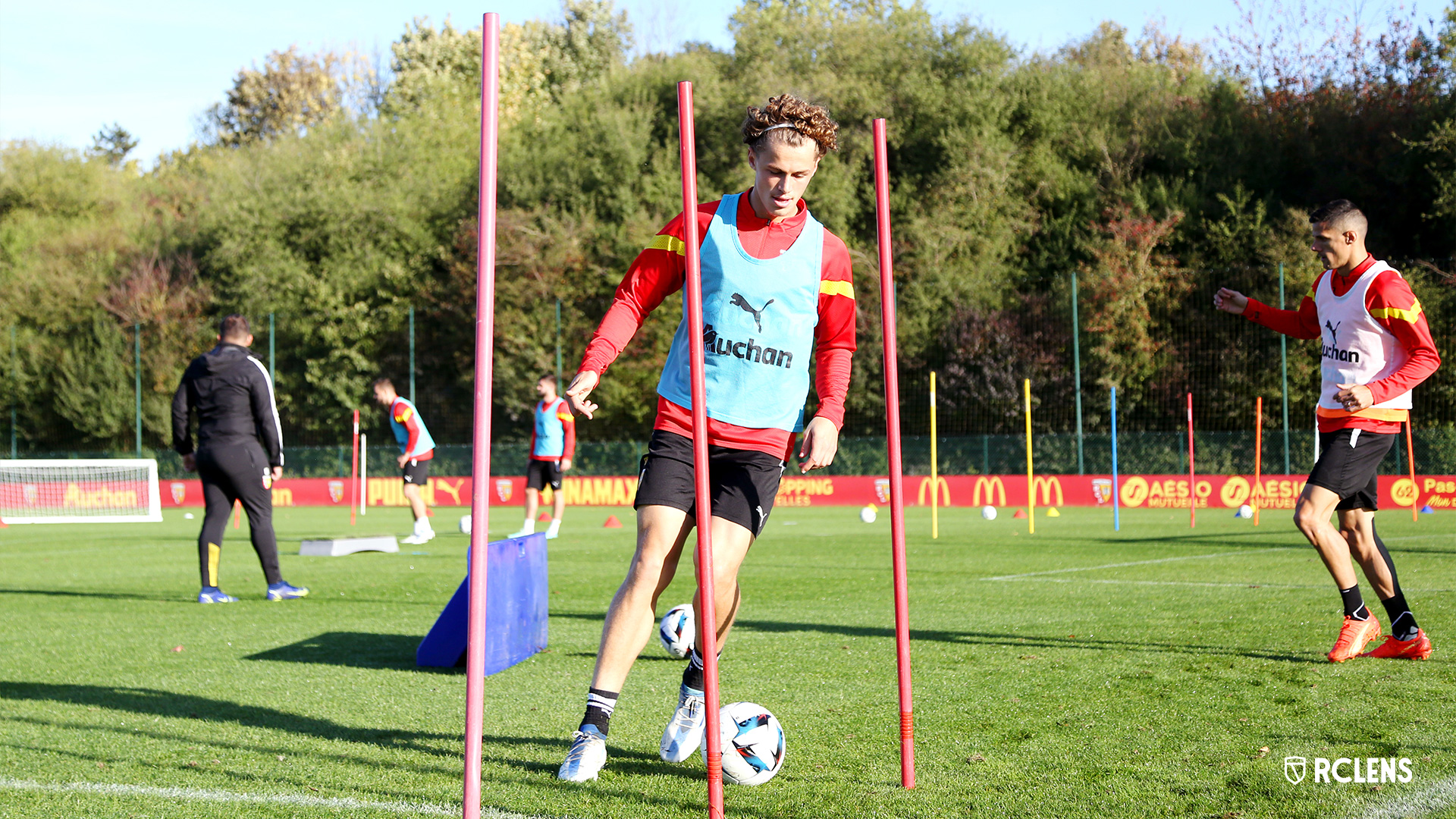 Entraînement RC Lens : Adrien Louveau