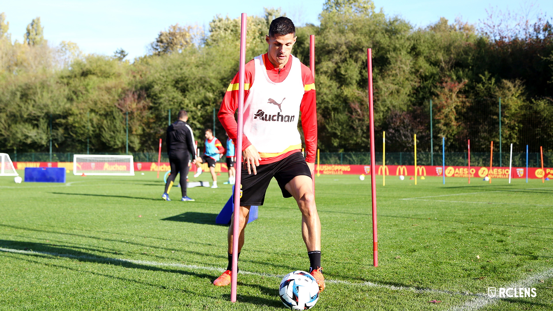 Entraînement RC Lens : Florian Sotoca