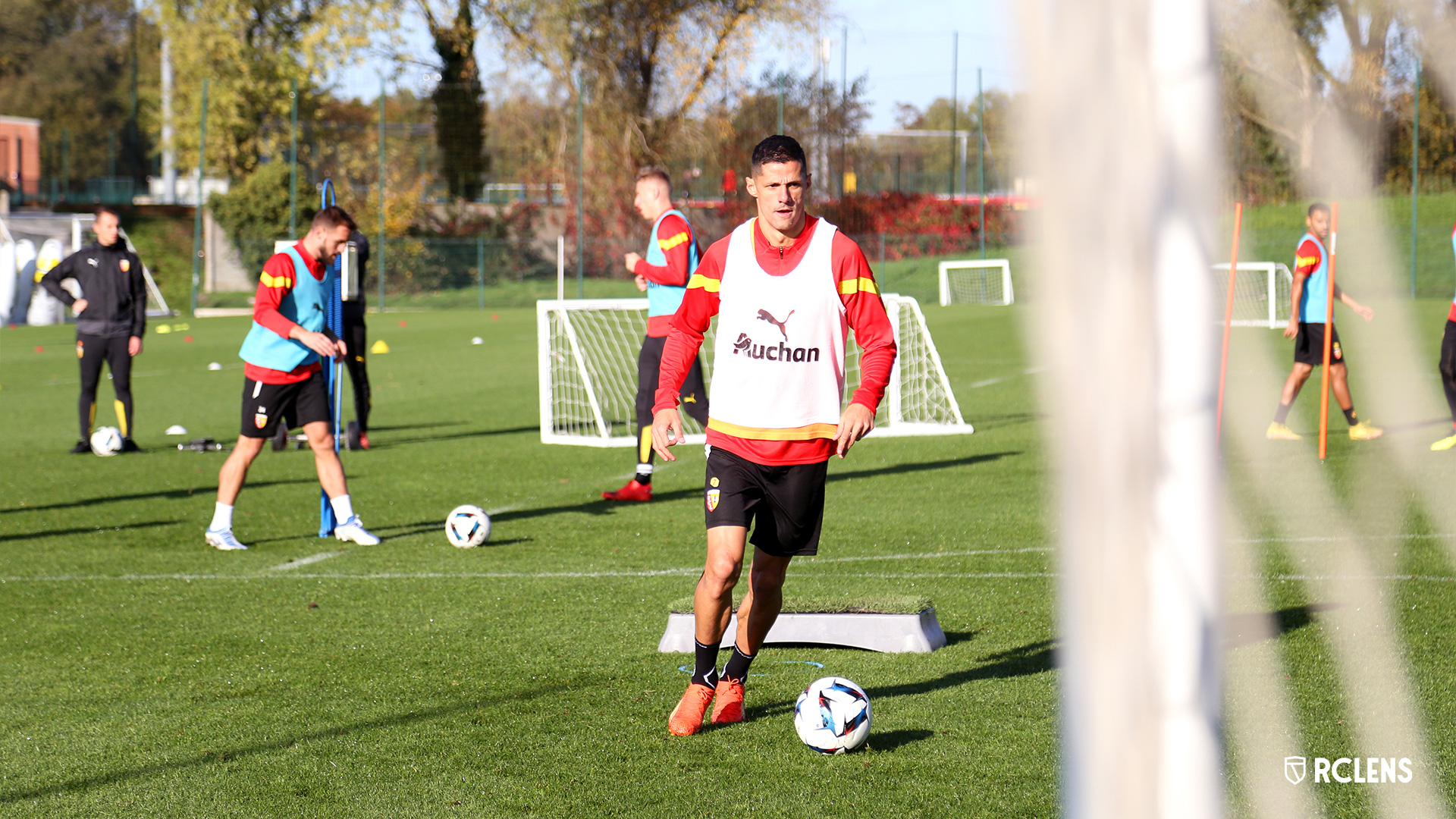 Entraînement RC Lens : Florian Sotoca