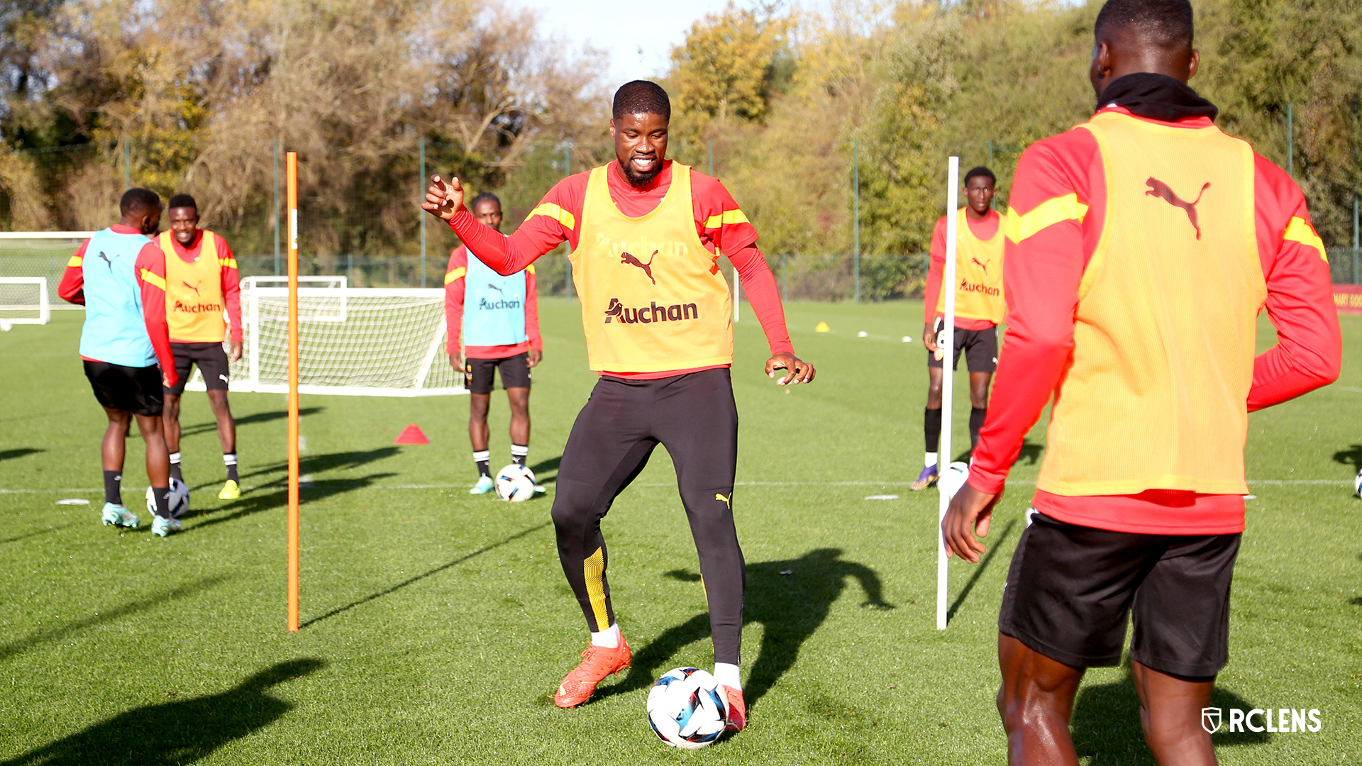 Entraînement RC Lens : Kevin Danso