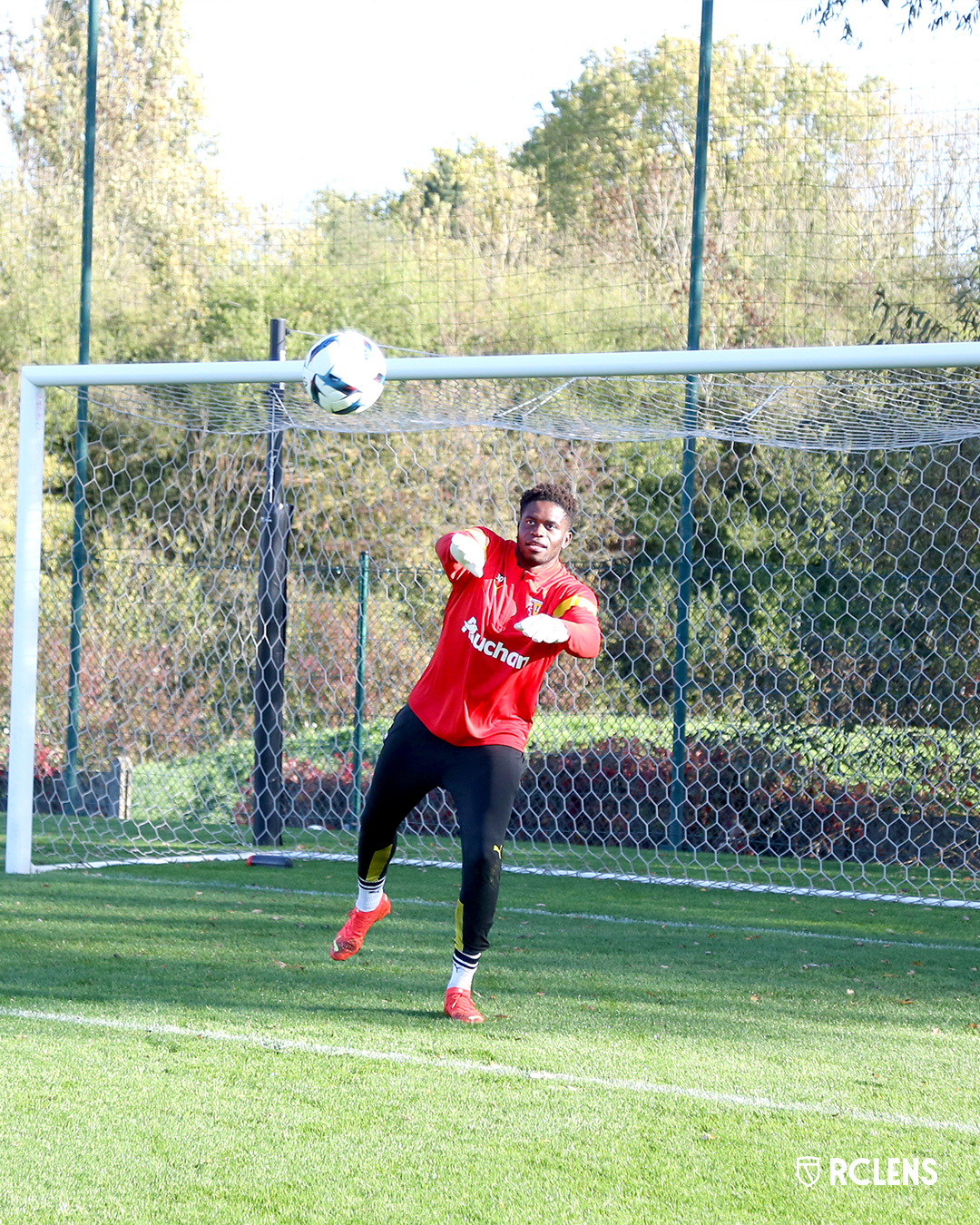 Entraînement RC Lens : Brice Samba