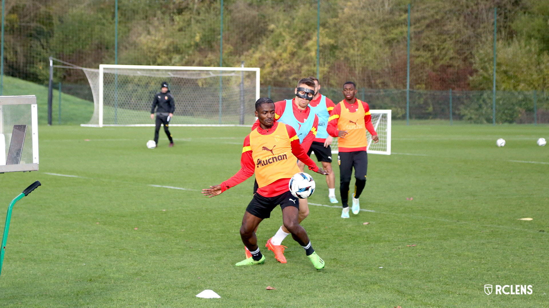 Entraînement RC Lens : Ismaël Boura et Przemyslaw Frankowski