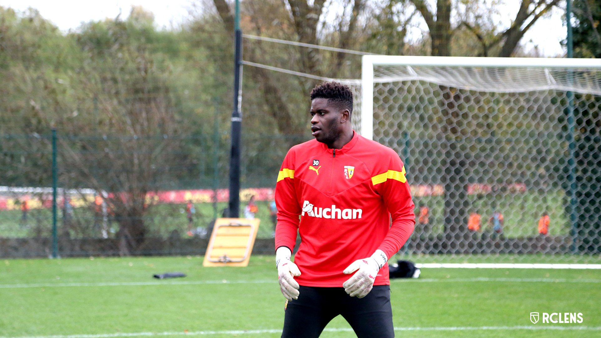 Entraînement RC Lens : Brice Samba