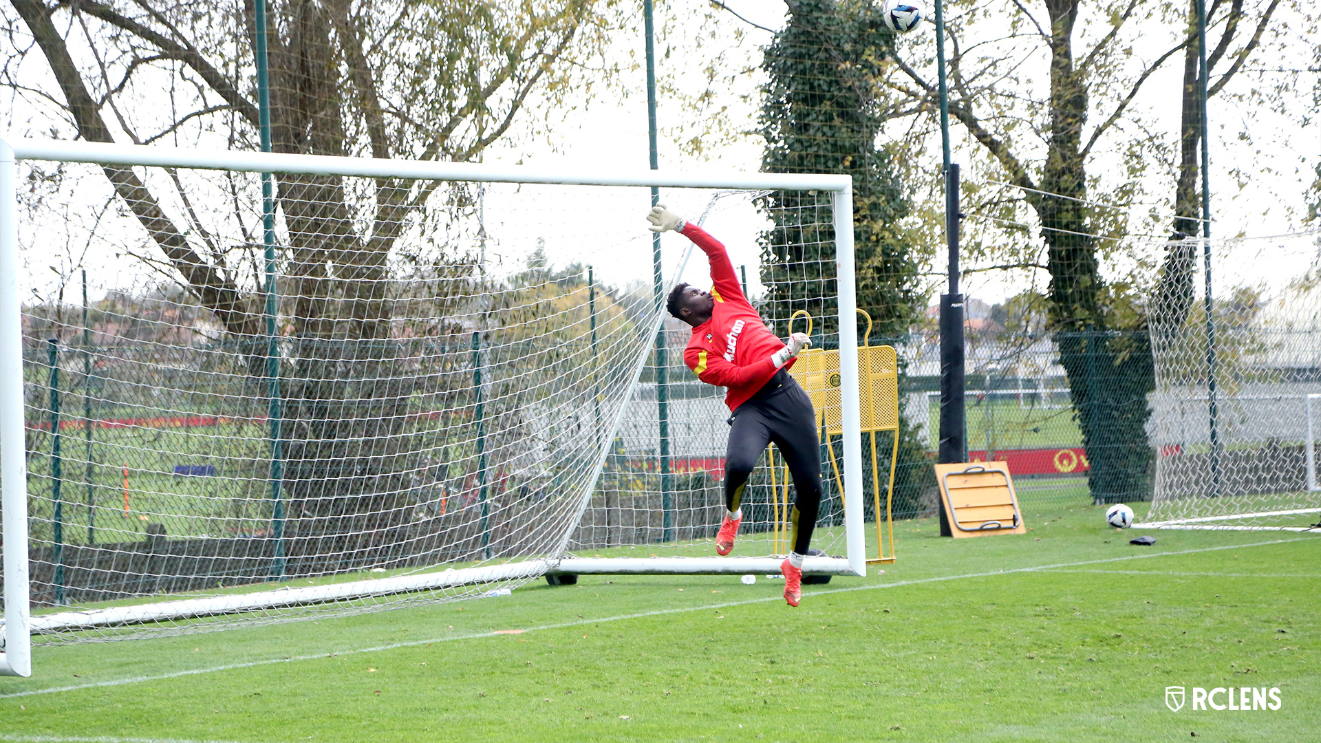 Entraînement RC Lens : Brice Samba