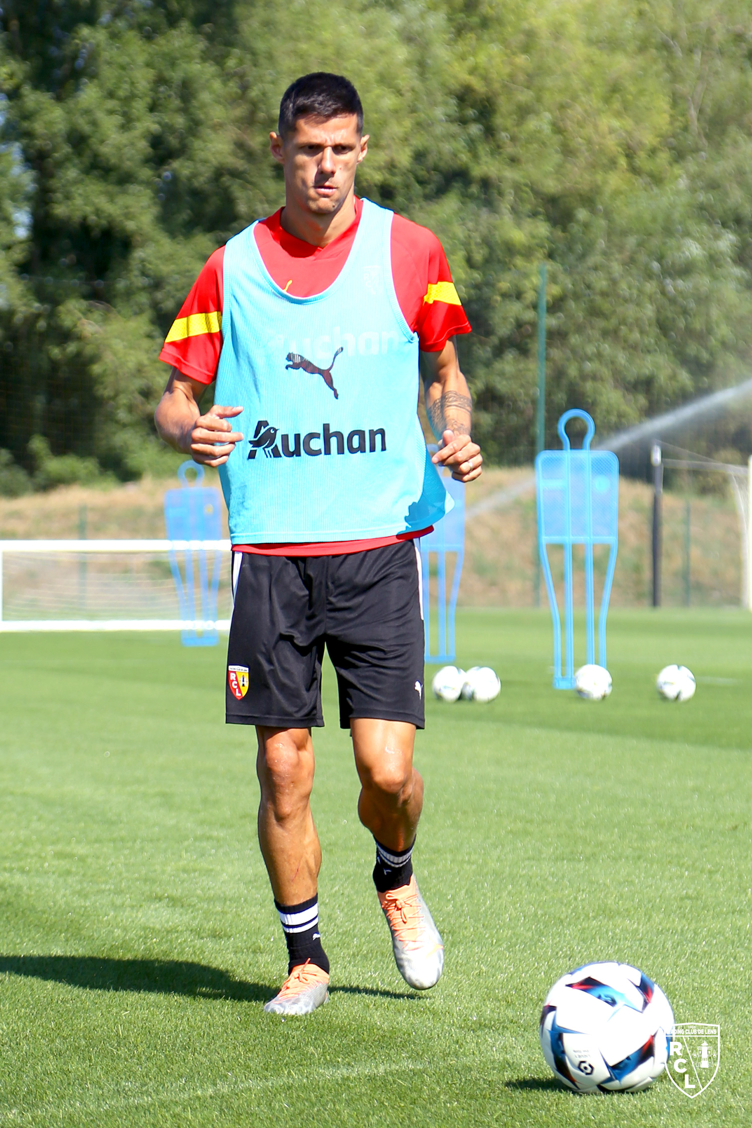 Entraînement RC Lens : Florian Sotoca