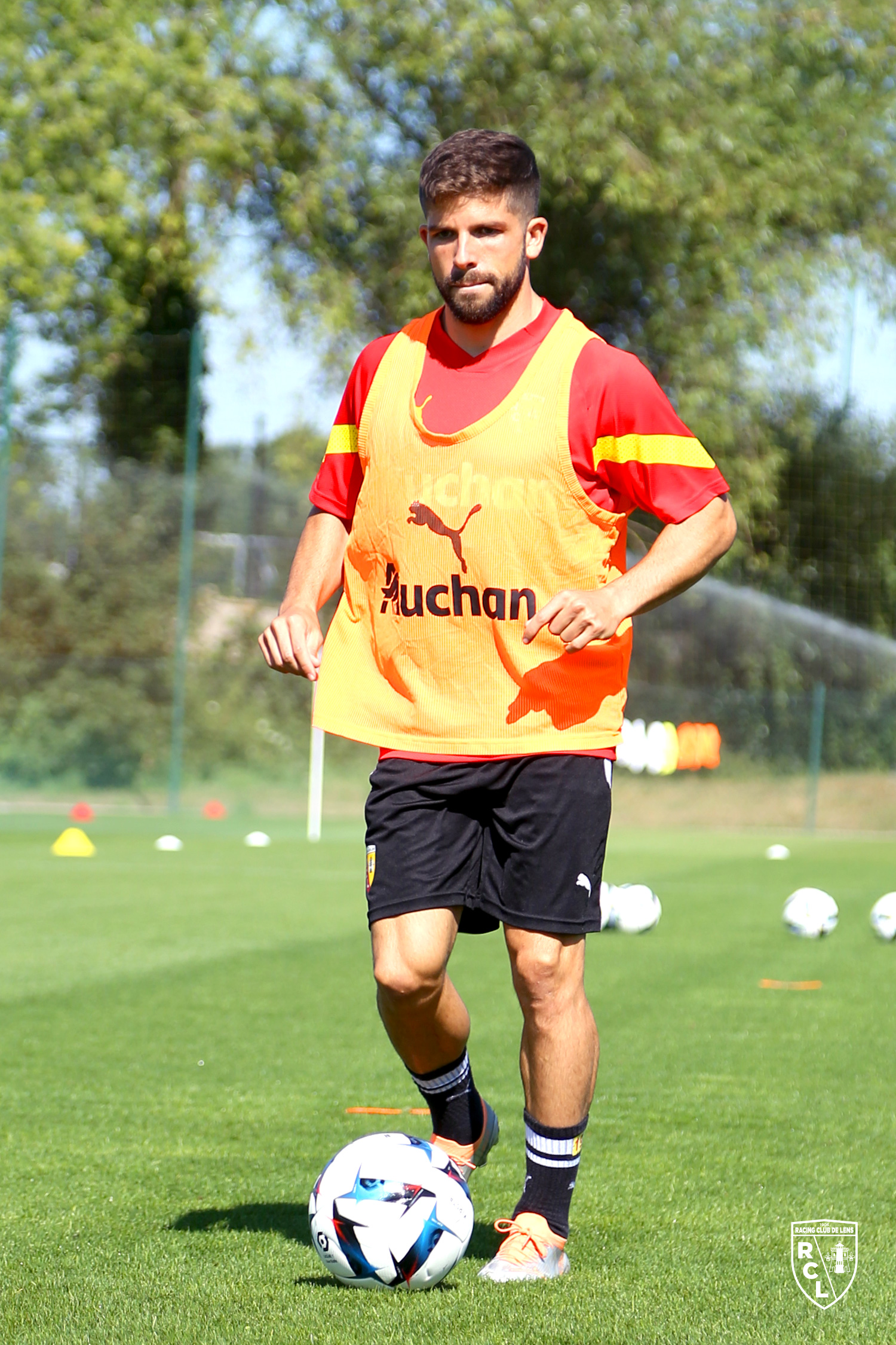 Entraînement RC Lens : Jimmy Cabot