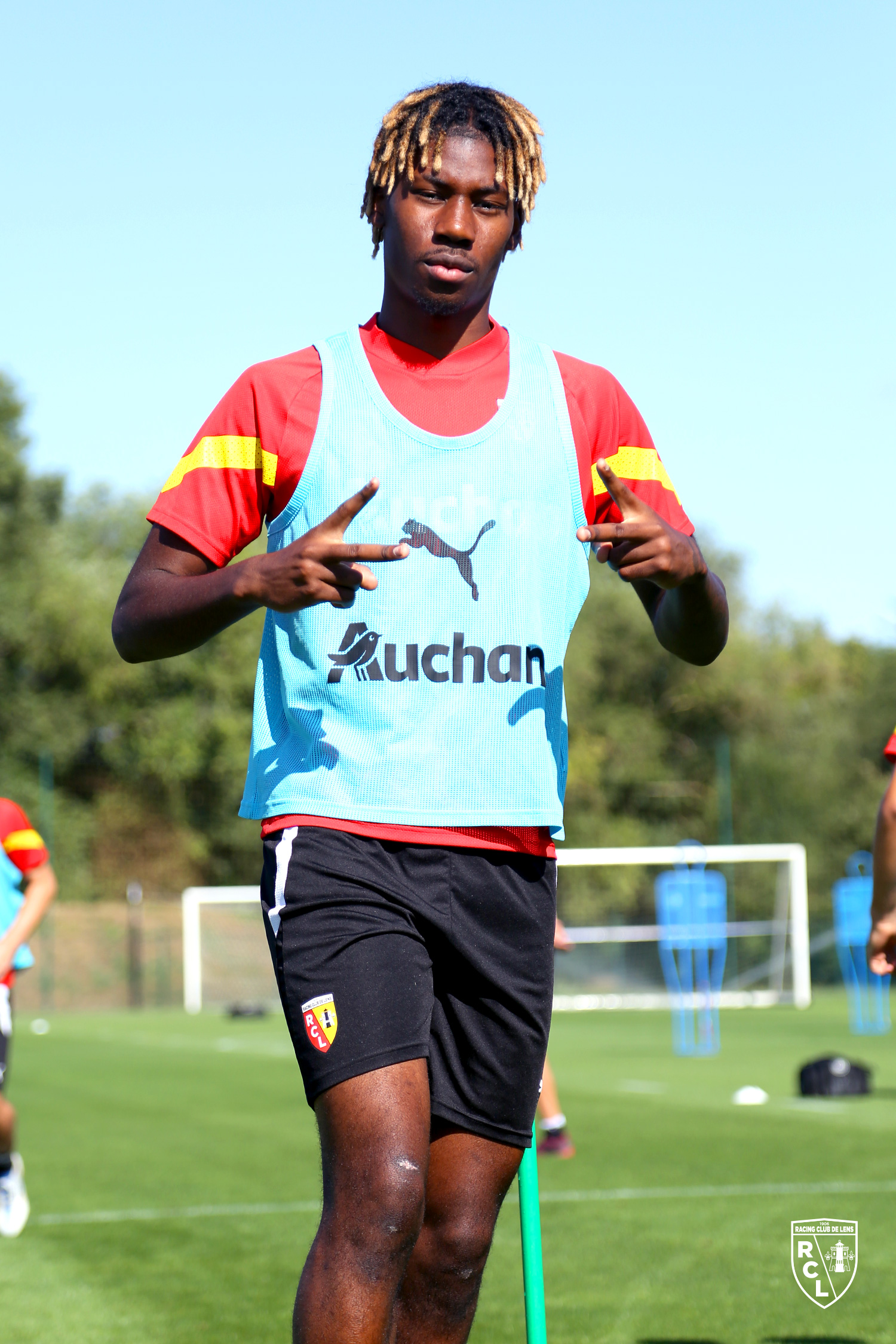 Entraînement RC Lens : Christopher Wooh