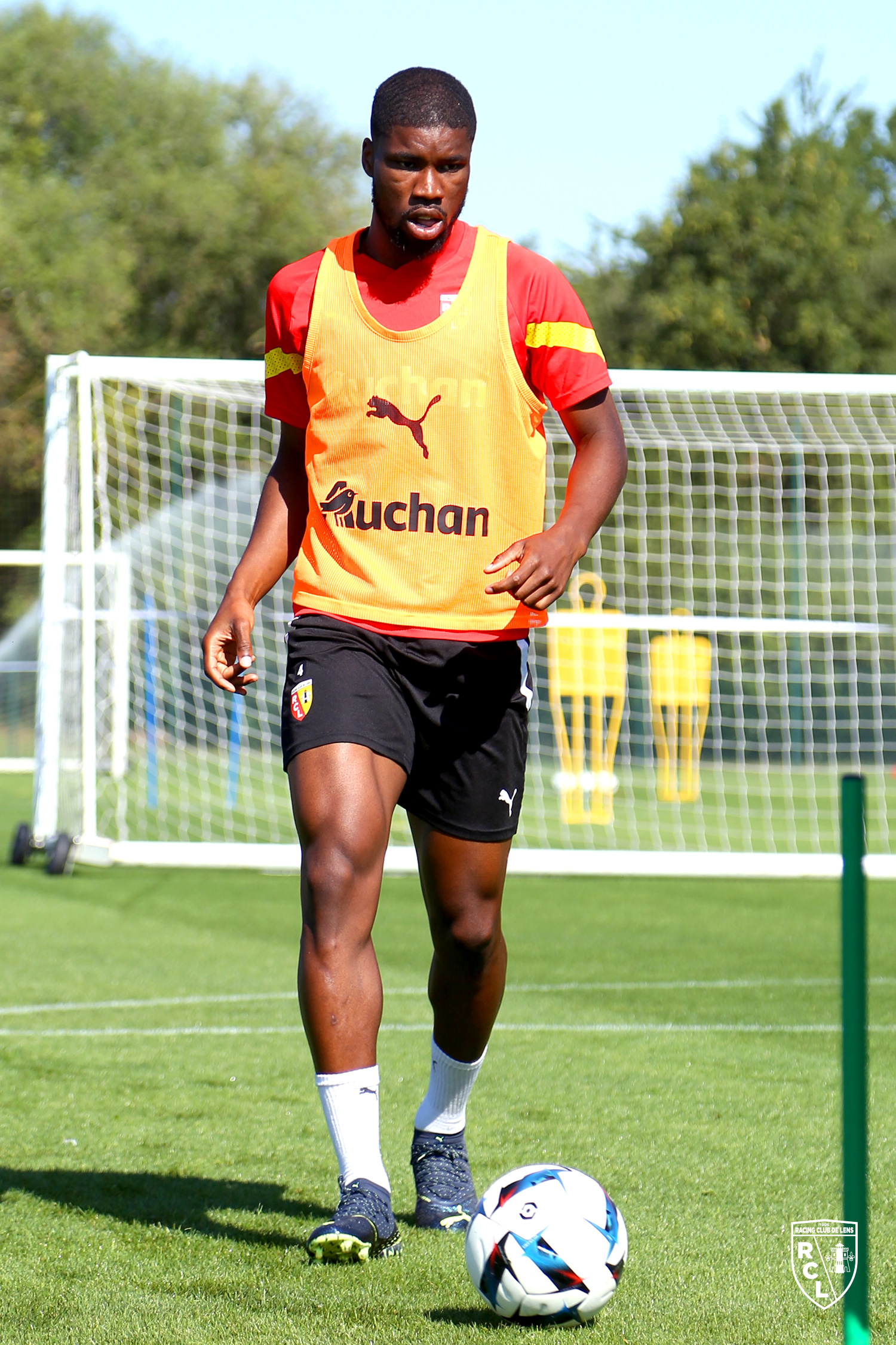 Entraînement RC Lens : Kevin Danso