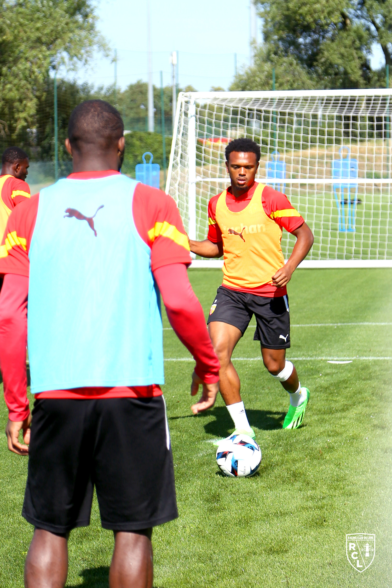 Entraînement RC Lens : Loïs Openda