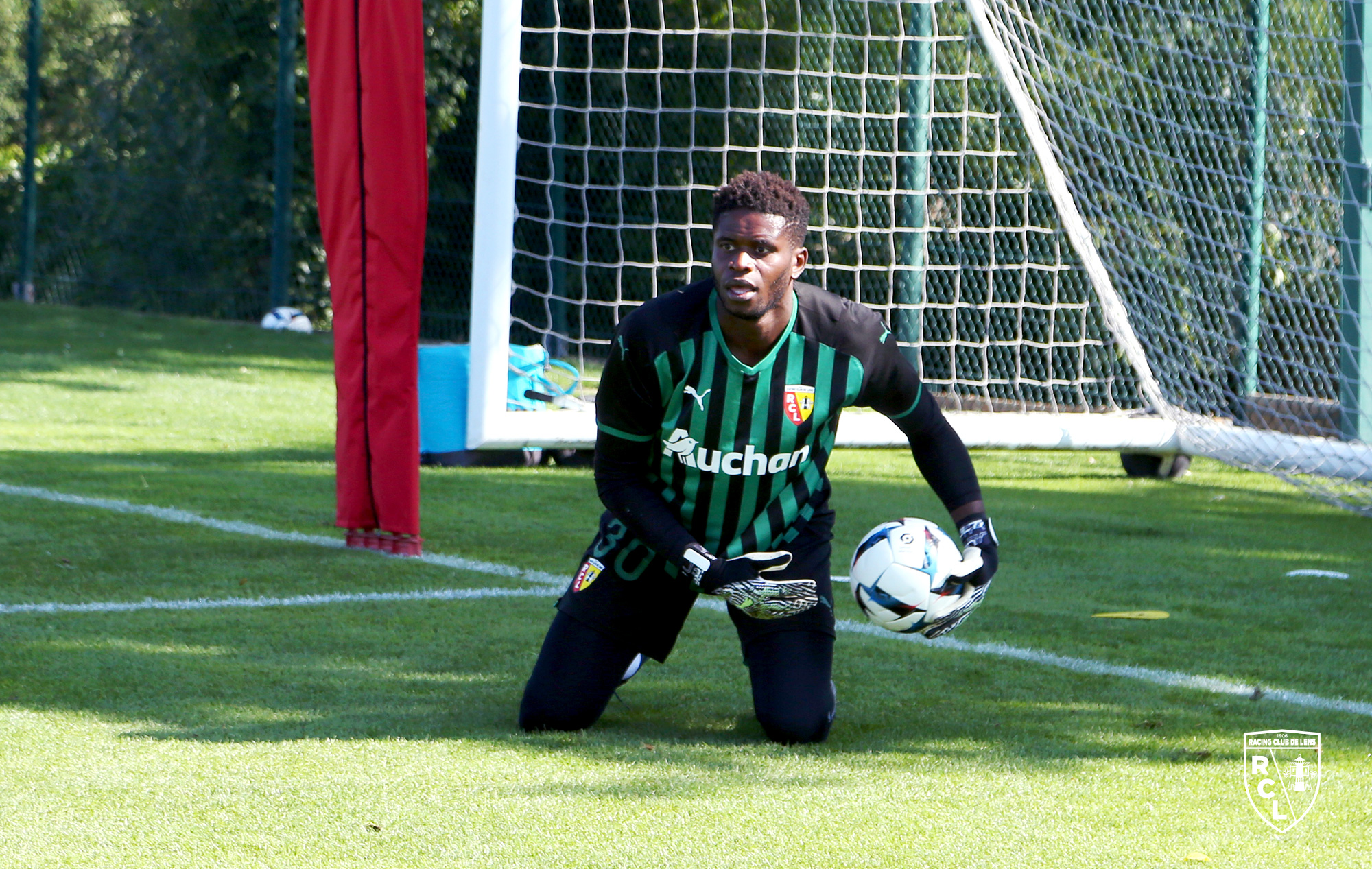 Entraînement RC Lens : Brice Samba